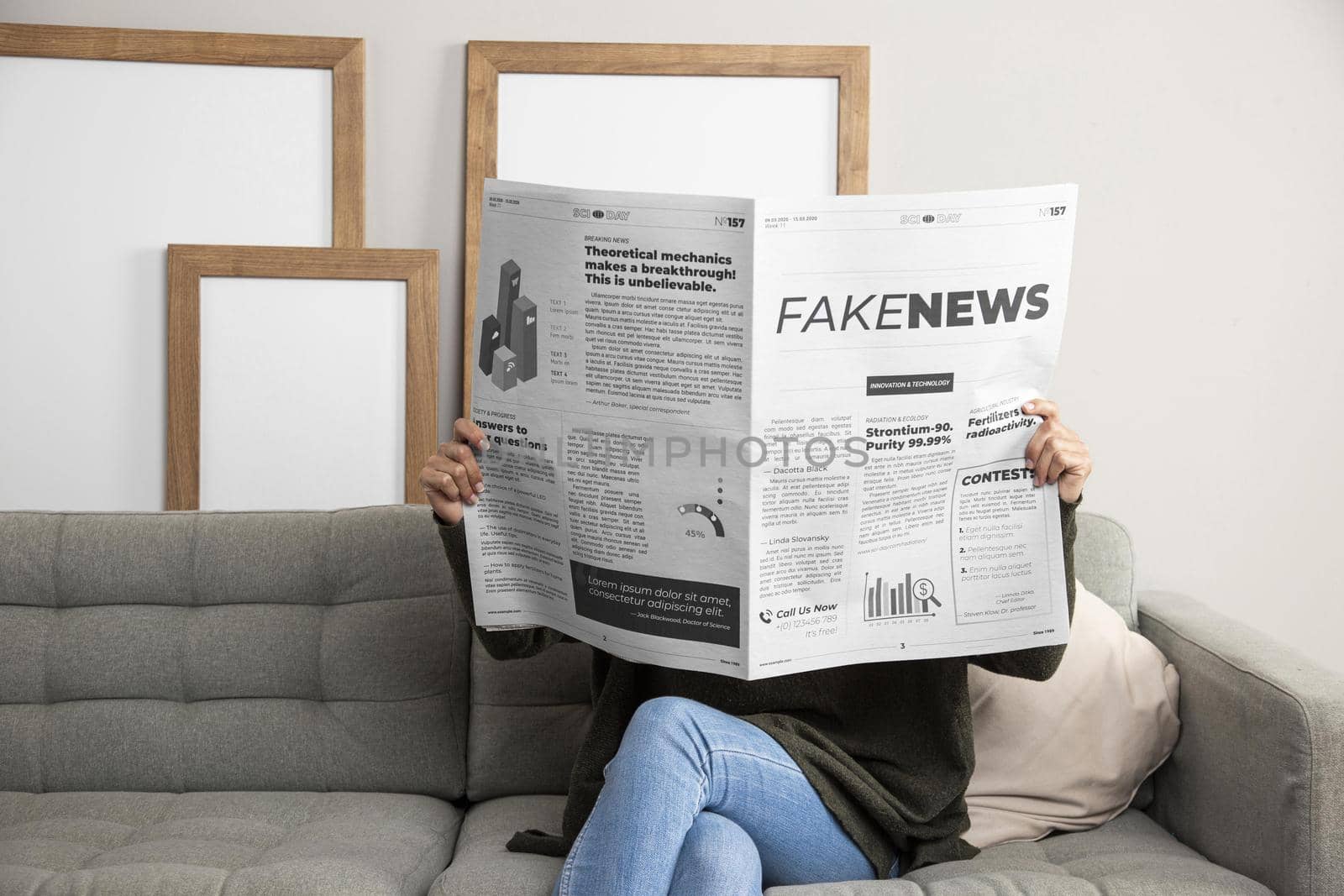 concept fake news. Resolution and high quality beautiful photo