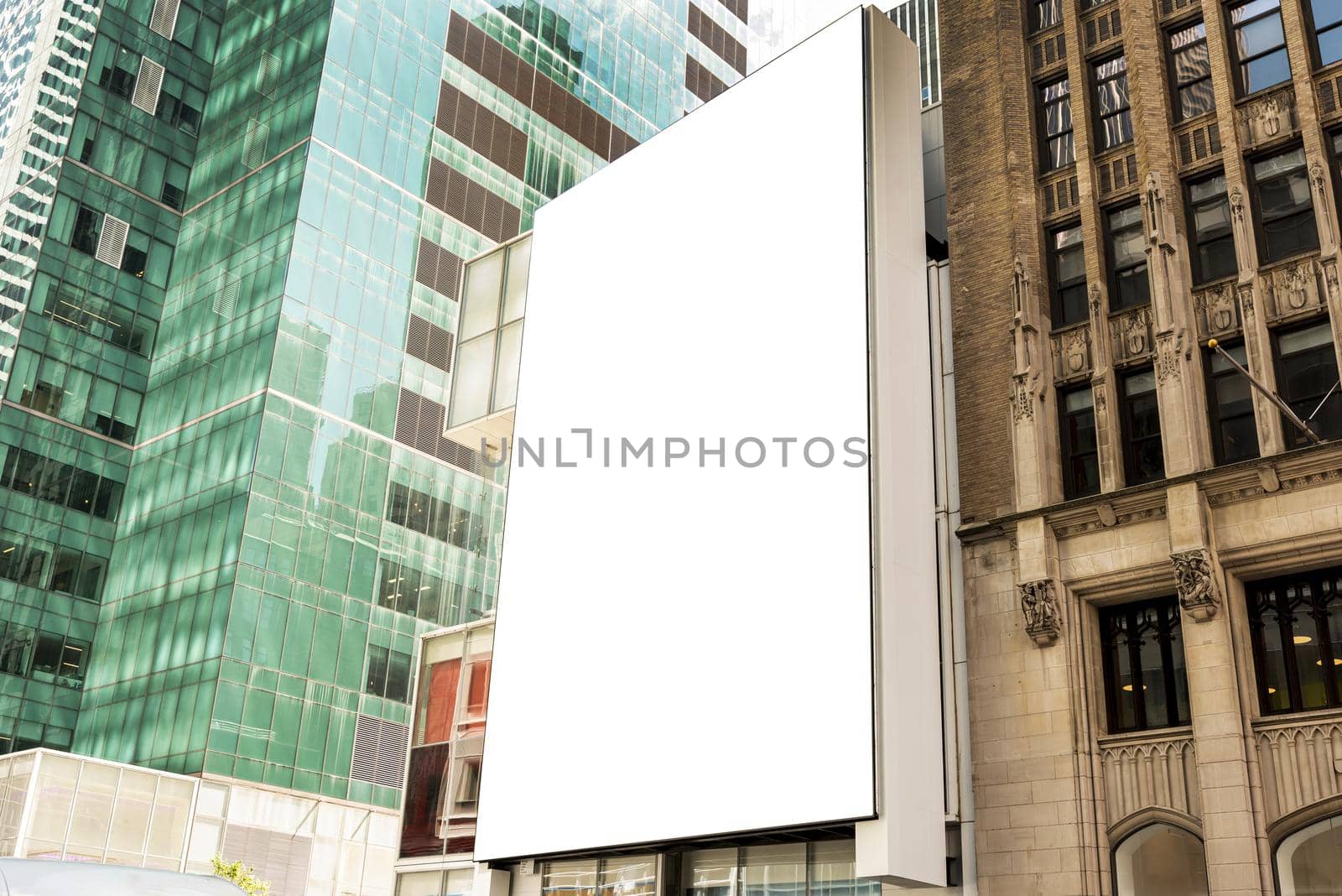 mock up billboard city building. Resolution and high quality beautiful photo