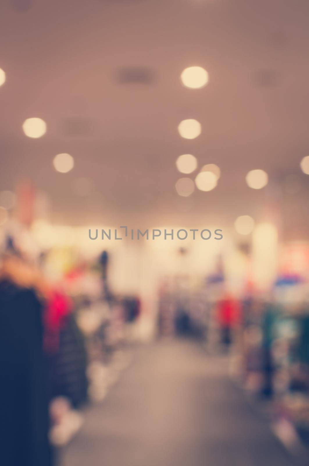Blurred of fashion zone at shopping mall at women fashion zone. by Benzoix