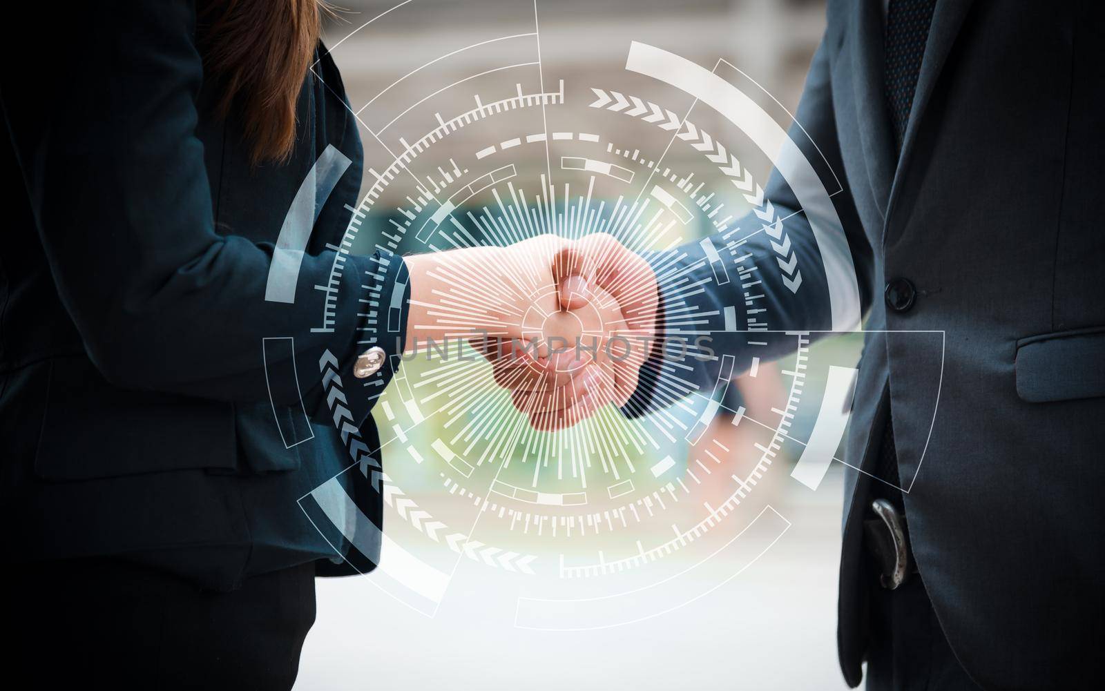 Business handshake to start new projects. Business concept, Teamwork concept