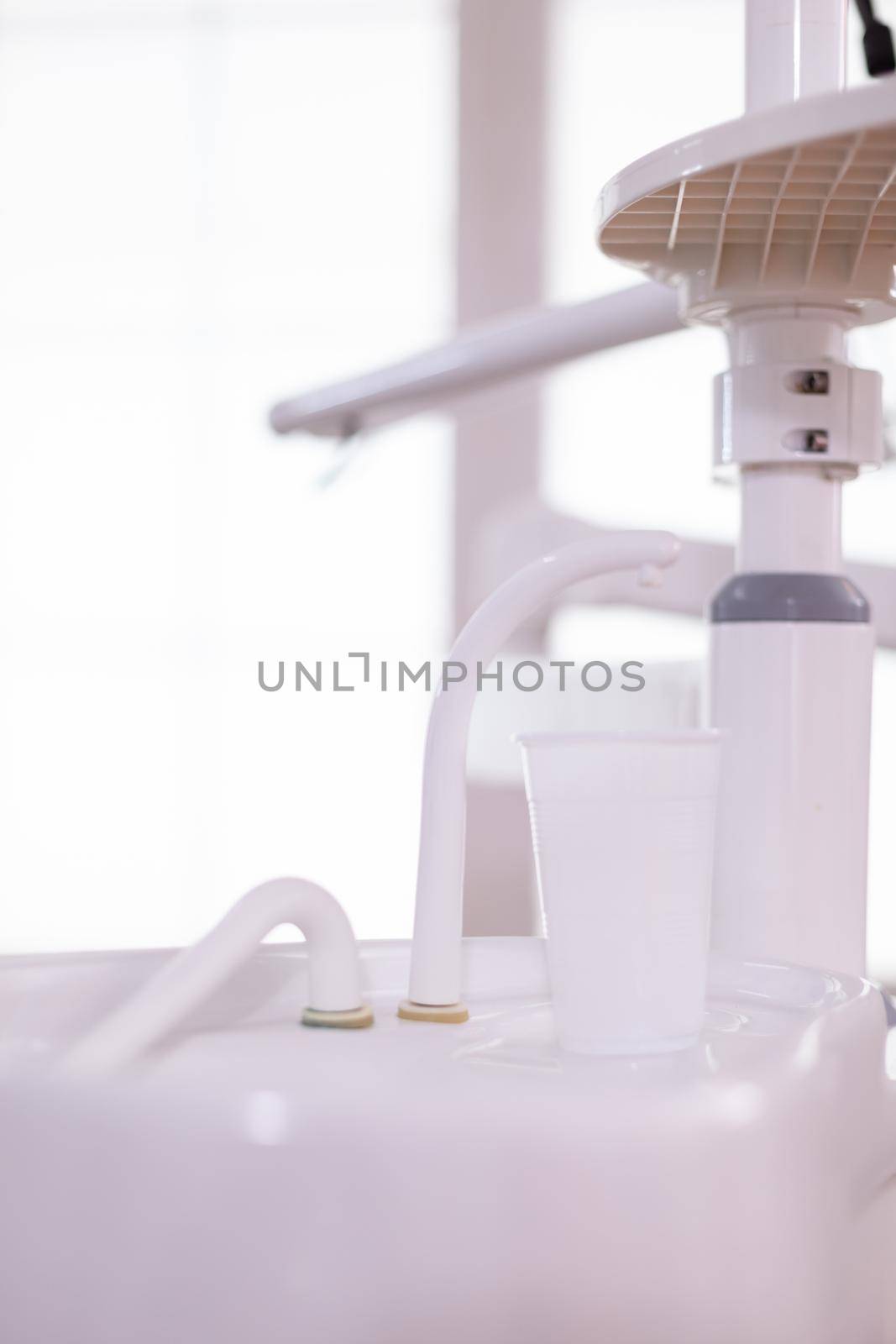 Special professional dental equipment in stomatology orthodontic hospital by DCStudio