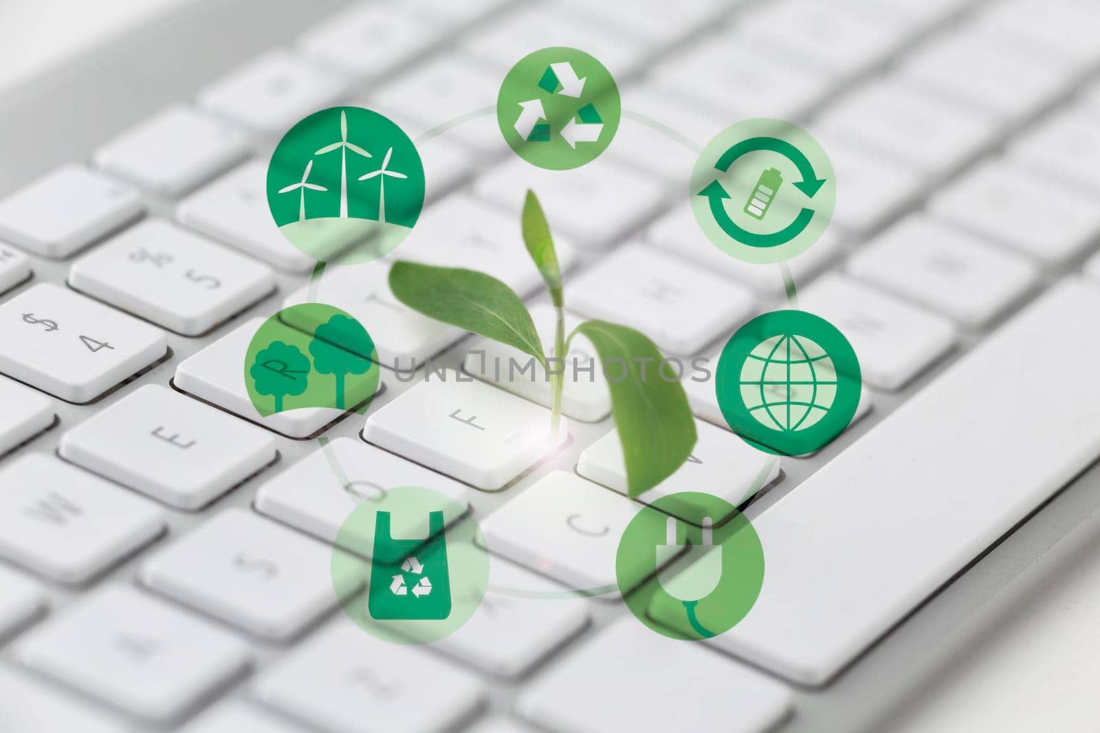 environment sign collection. High resolution photo