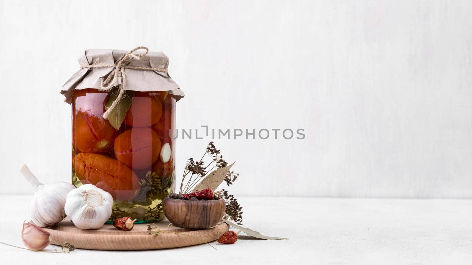 jar with preserved vegetables . High resolution photo