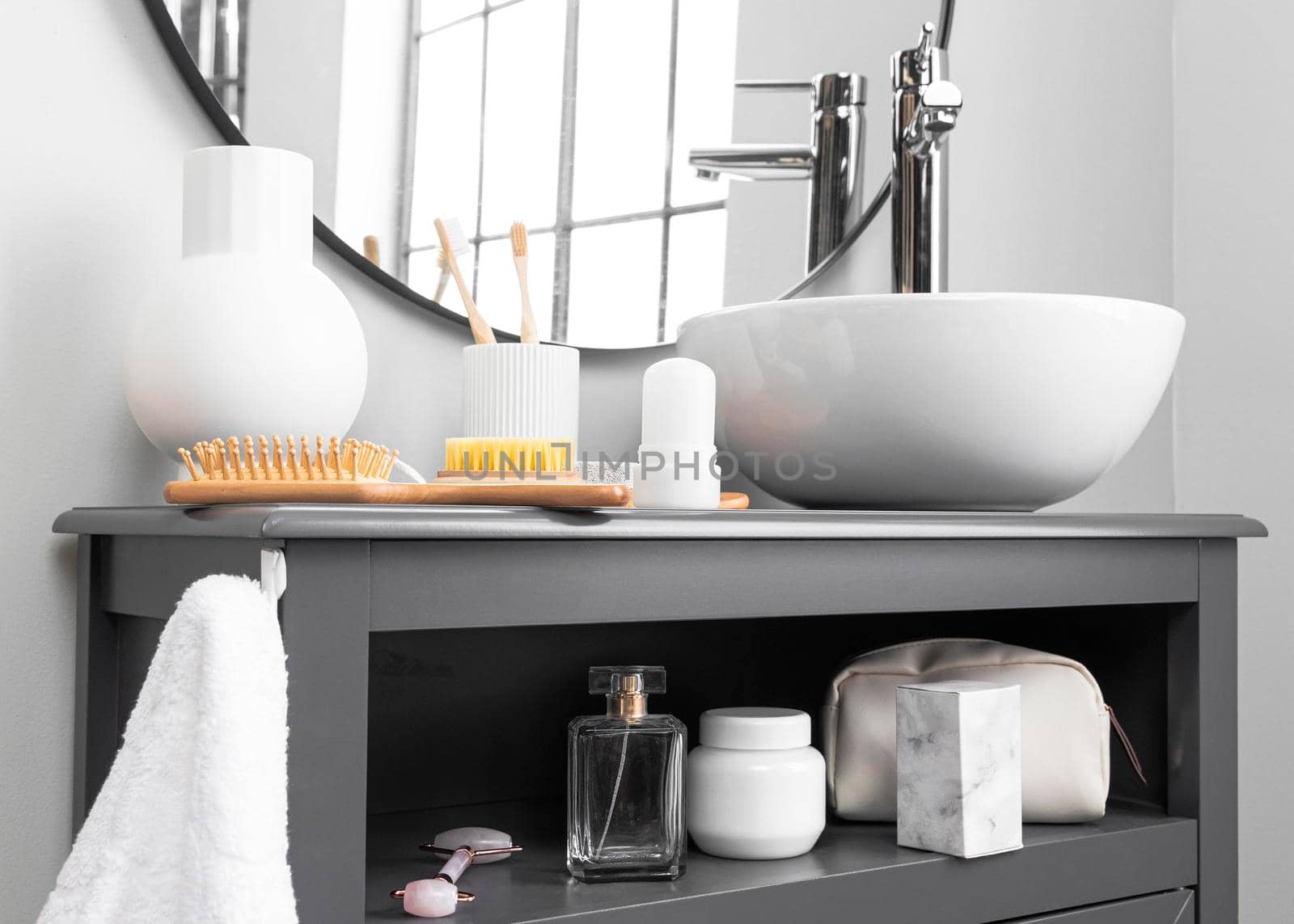 view eco cosmetics concept. High resolution photo