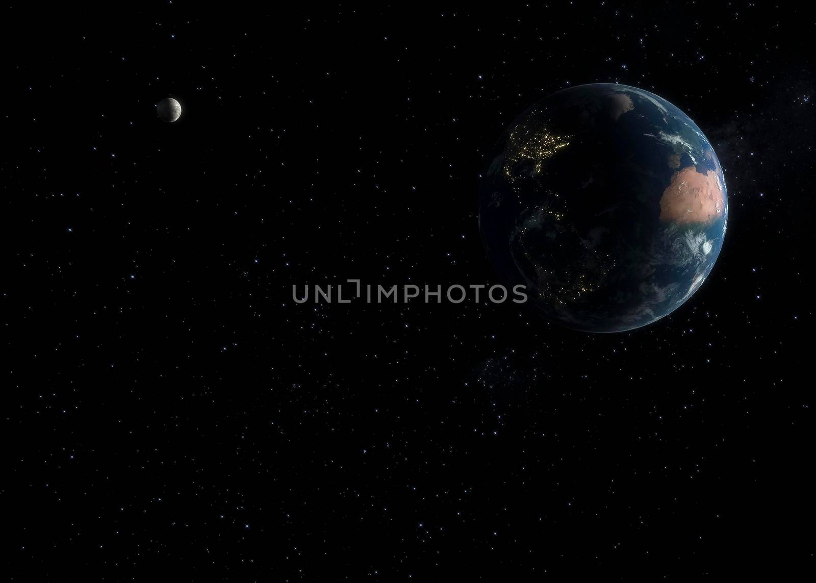 galaxy night panorama1. High resolution photo