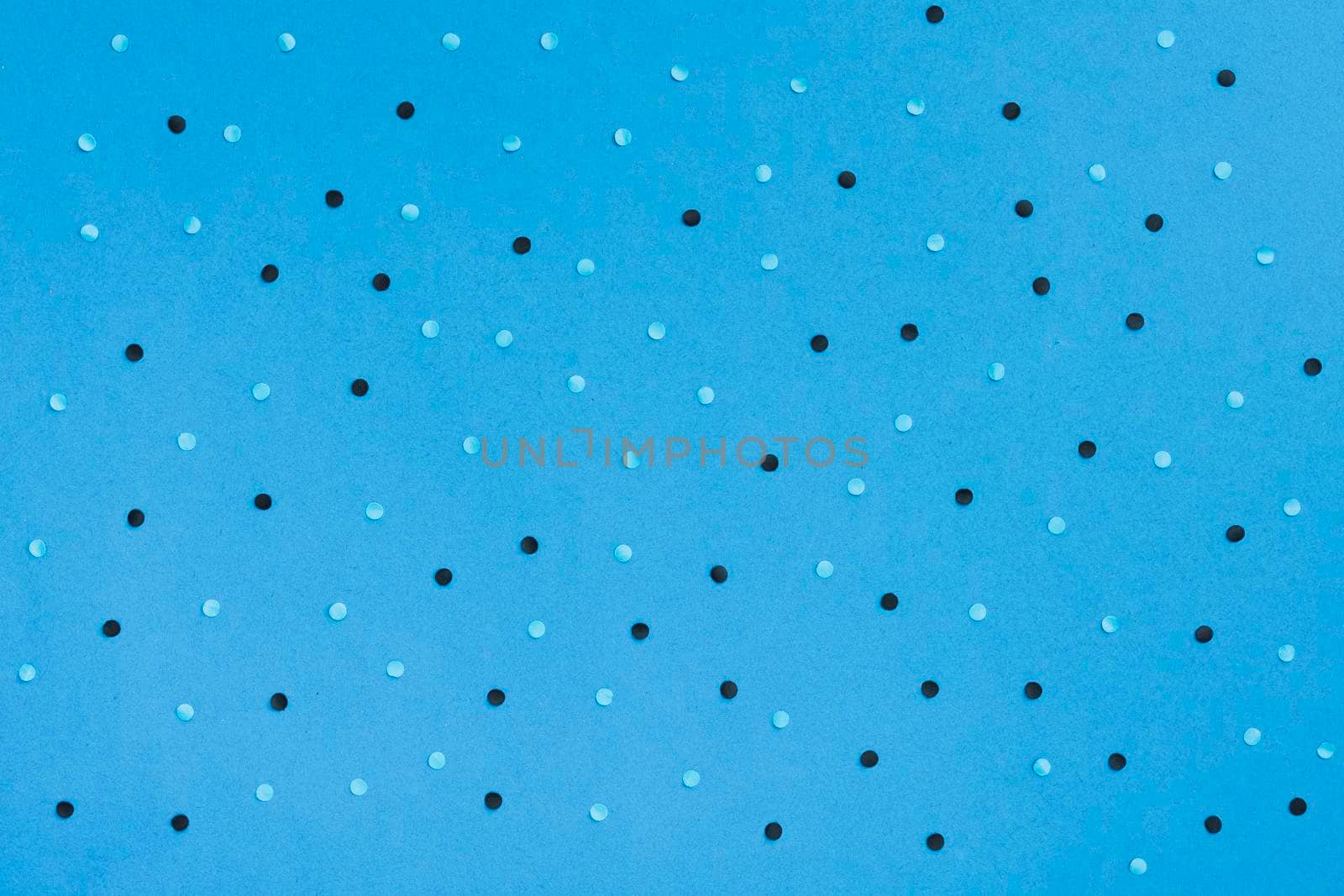 top view blue background dots. High resolution photo