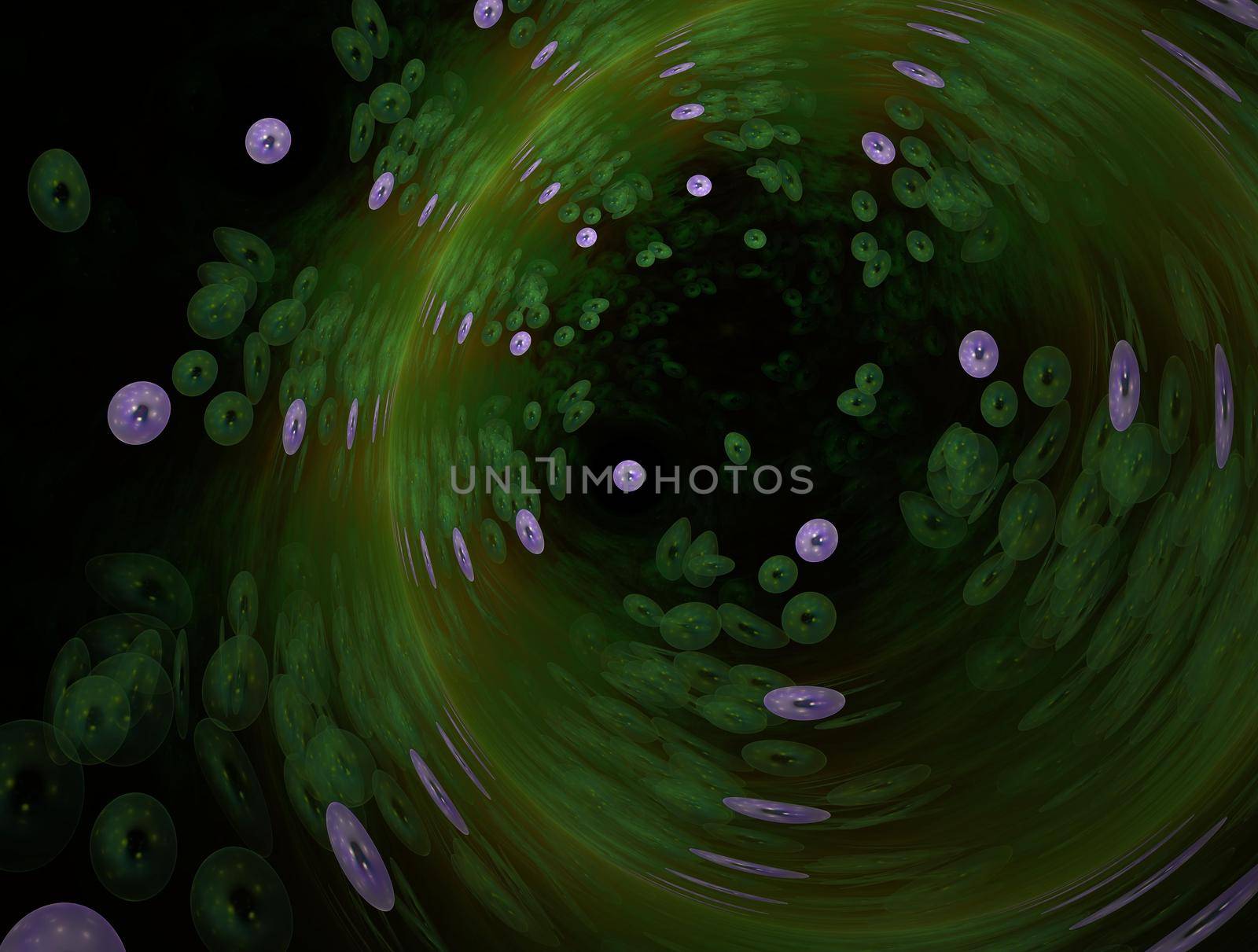 Imaginatory lush fractal texture image abstract background