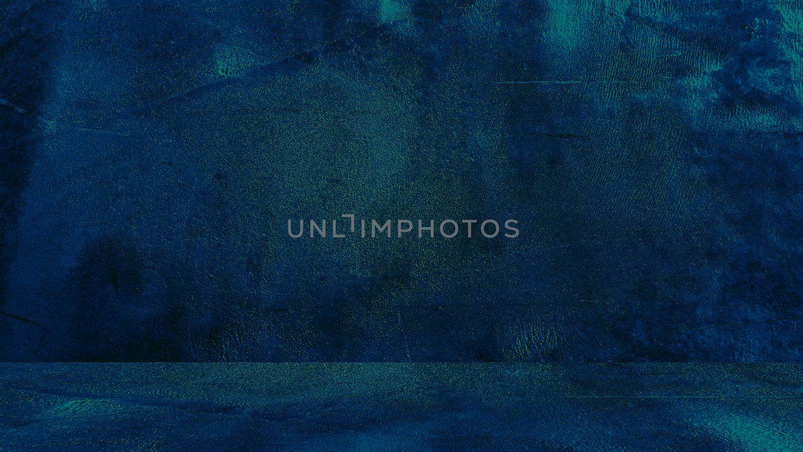 Grungy blue background of natural cement or stone old texture as a retro pattern wall. Conceptual wall banner, grunge, material,or construction. by Benzoix
