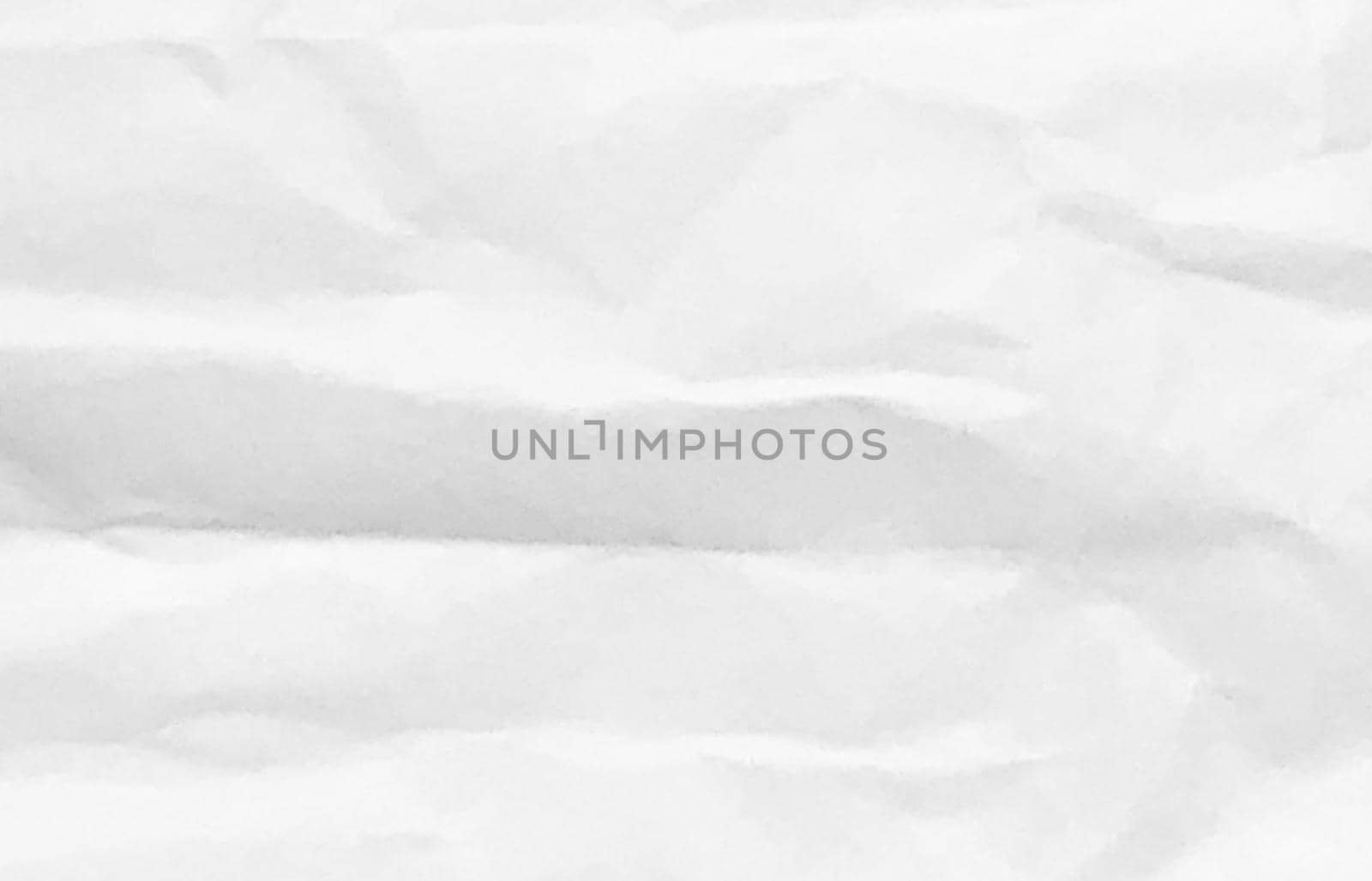 White crumpled paper texture background. Design space white tone. by Benzoix