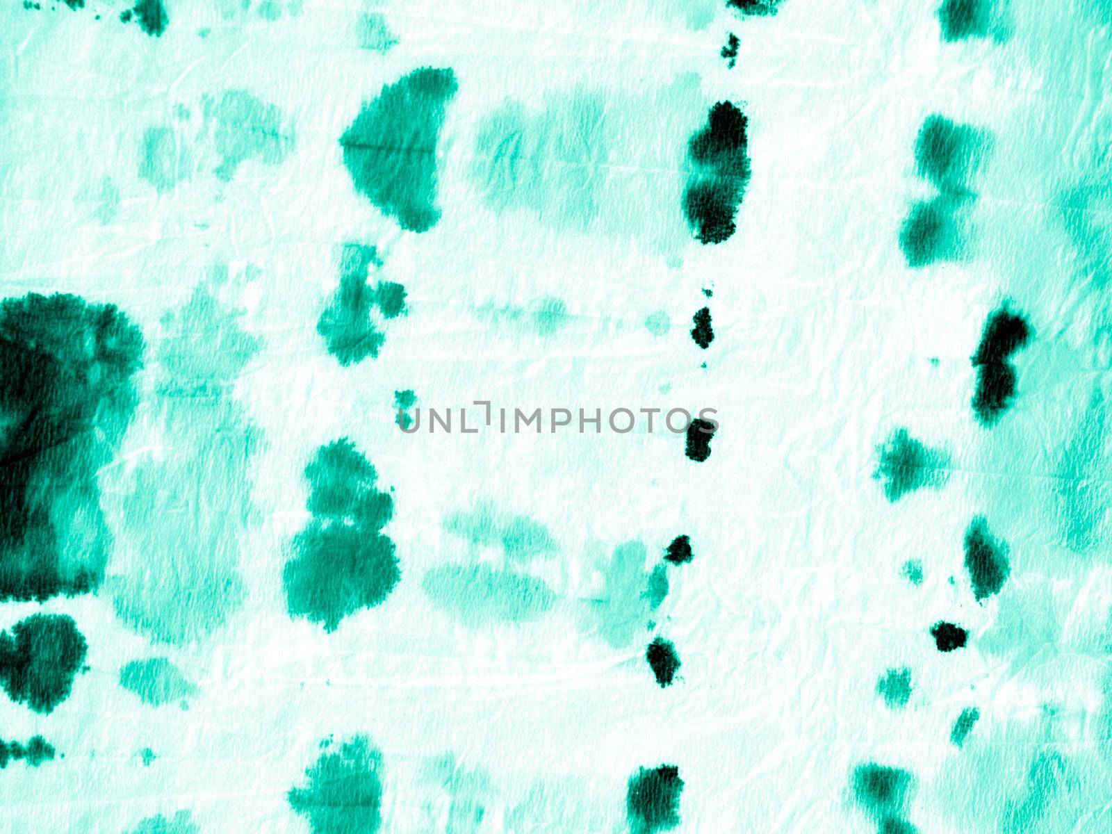 Fresh Dirty Texture. Stains Watercolour. Handmade Wallpaper. Neo Mint Craft Vintage Splatter. Marine Tie Dye Texture. Watercolour Spots. Fresh Grunge Wrinkled Paper.