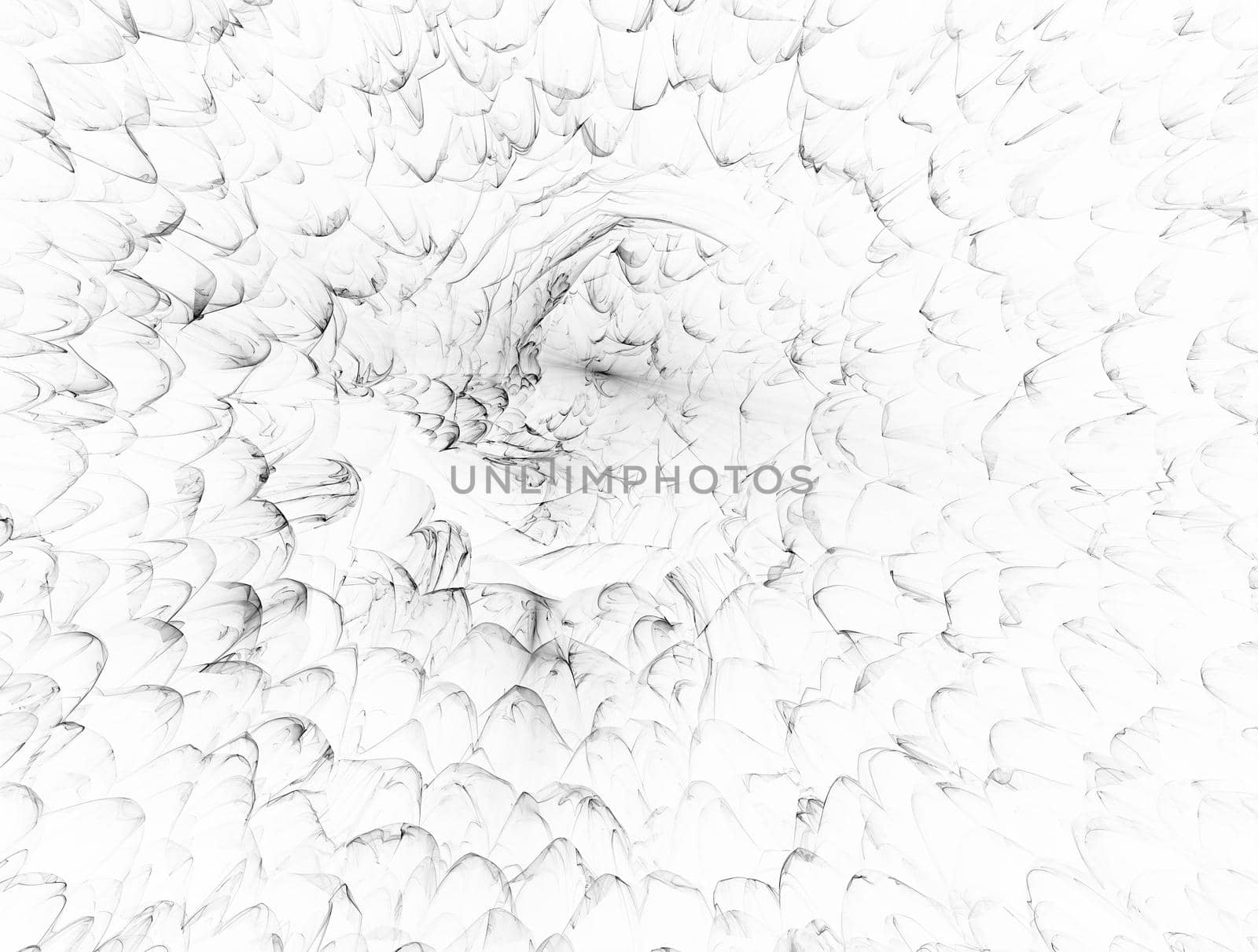 Imaginatory lush fractal texture image abstract background