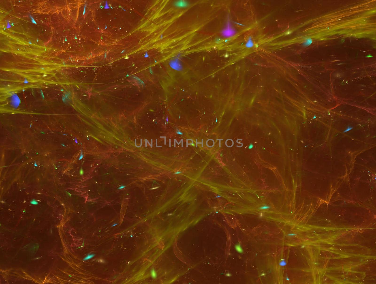 Imaginatory lush fractal texture image abstract background