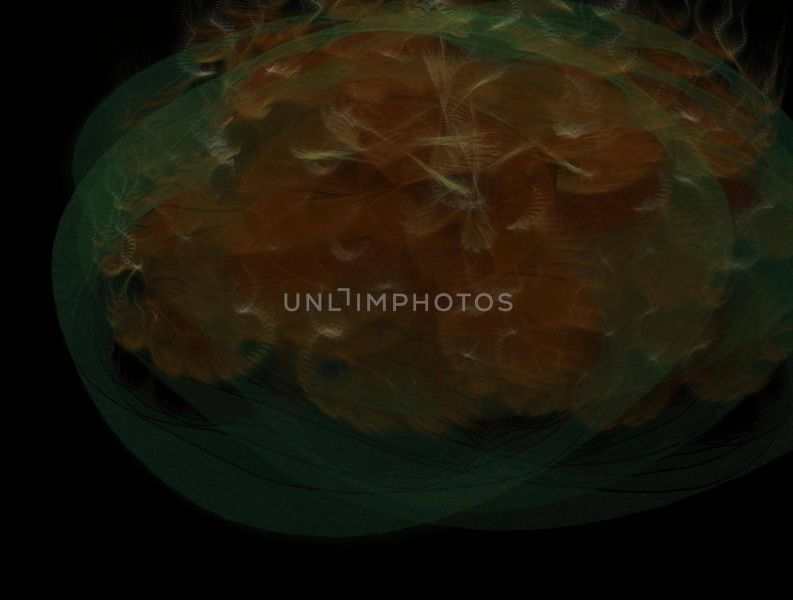 Imaginatory lush fractal texture image abstract background