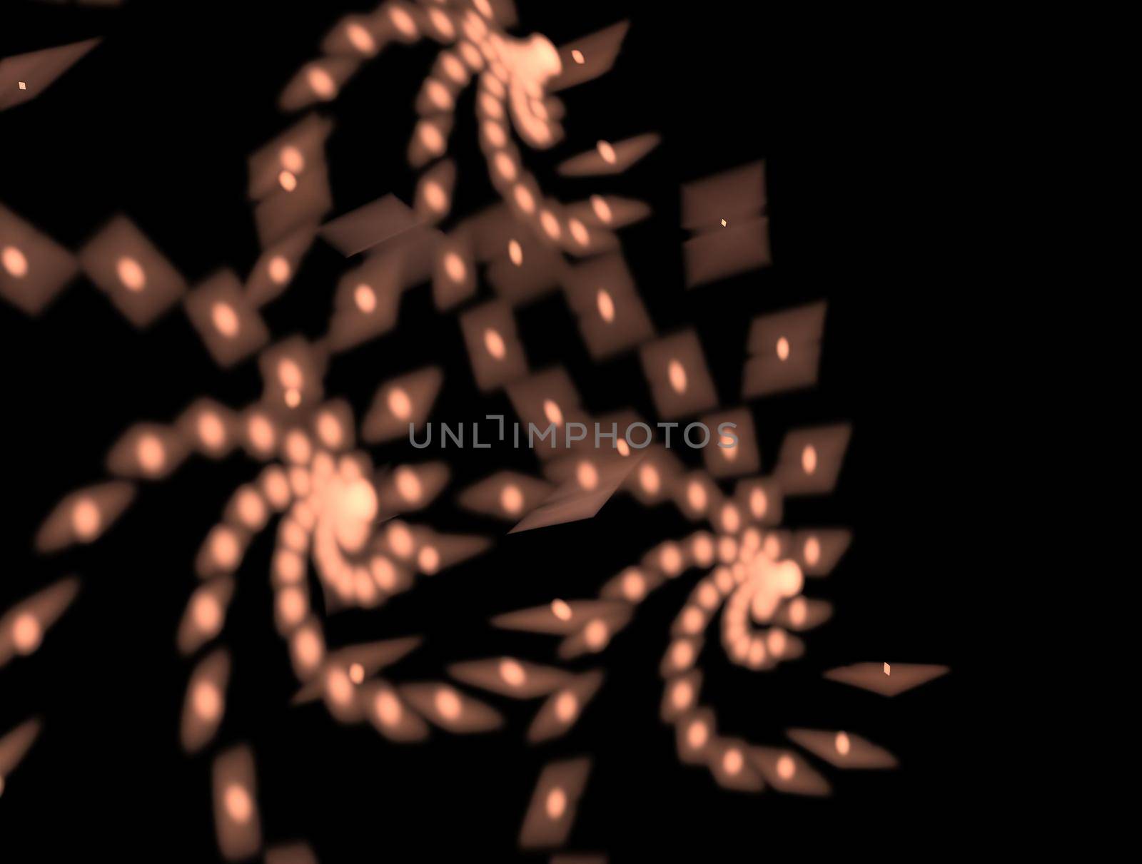 Imaginatory lush fractal texture image abstract background