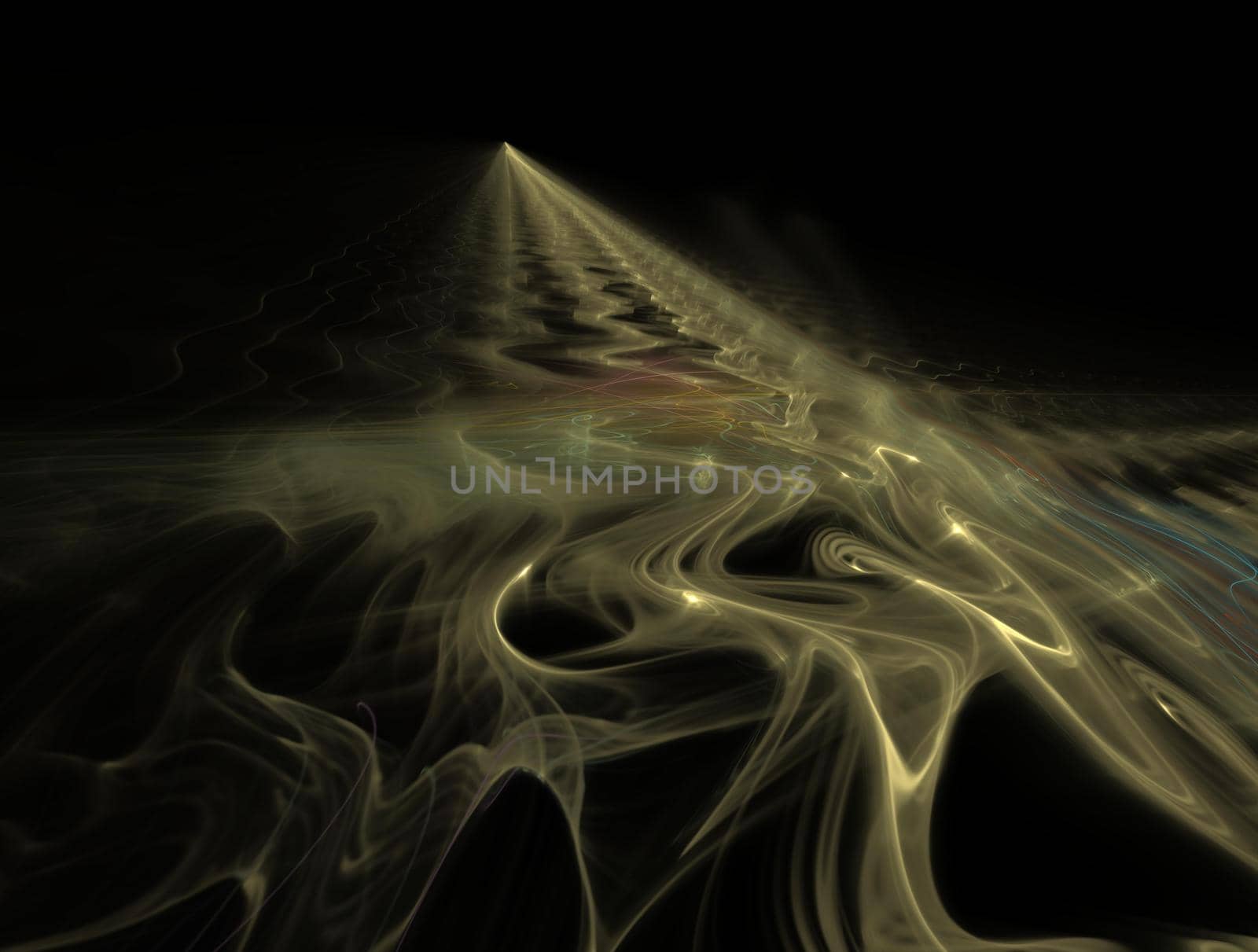 Imaginatory lush fractal texture image abstract background