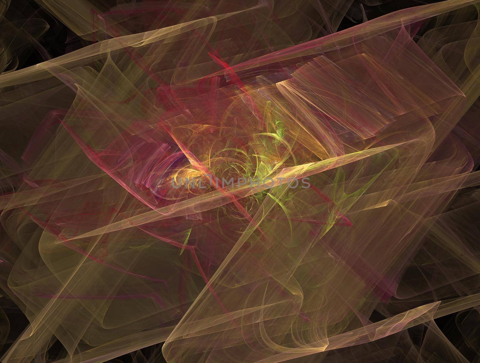 Imaginatory lush fractal texture image abstract background