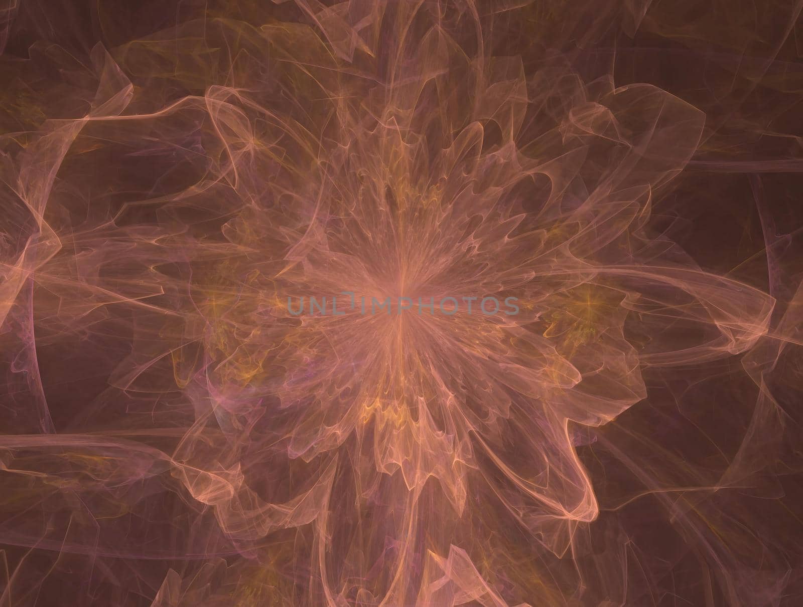 Imaginatory lush fractal texture image abstract background
