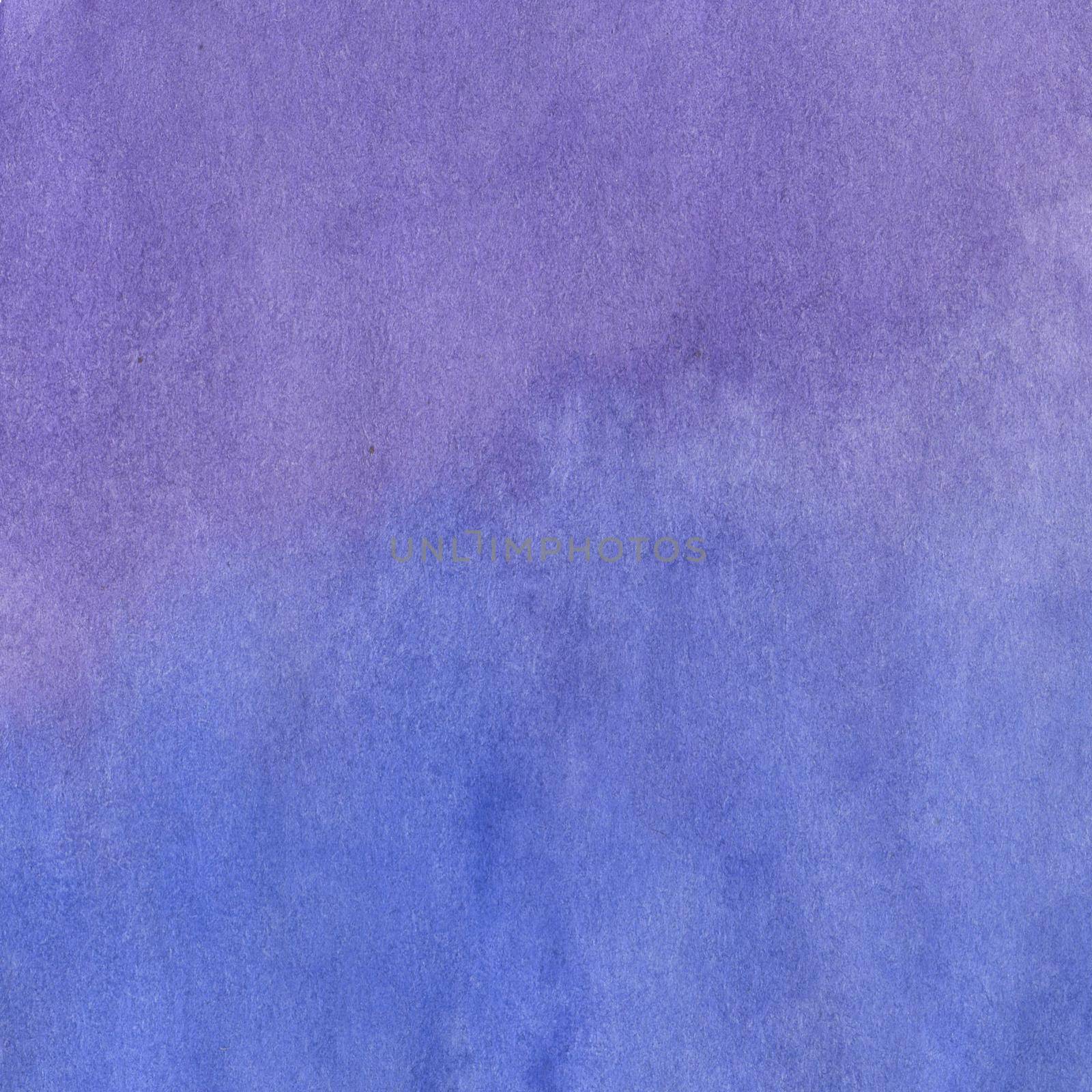 Blue and Purple Hand Drawn Watercolor Abstract Background. by Rina_Dozornaya