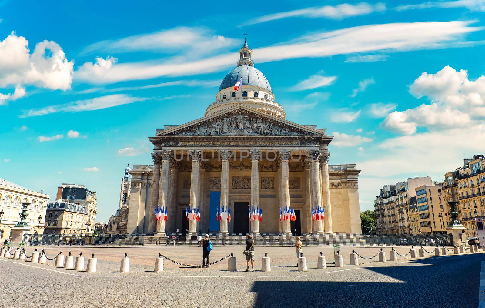 Pantheon in Paris at summer day, France