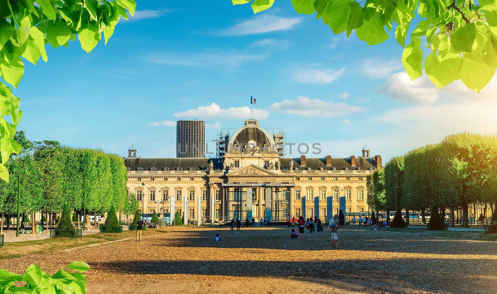 Military school near the Champ de Mars in Paris