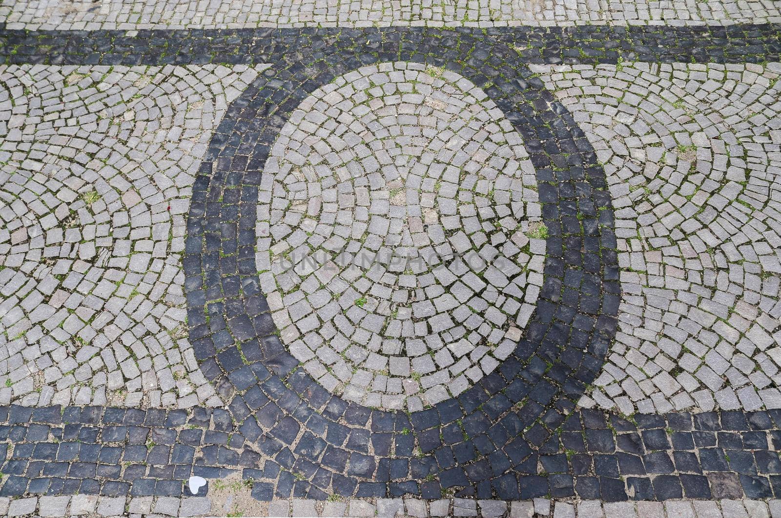 Close up view on old historical cobblestone roads and walkways all over europe by MP_foto71