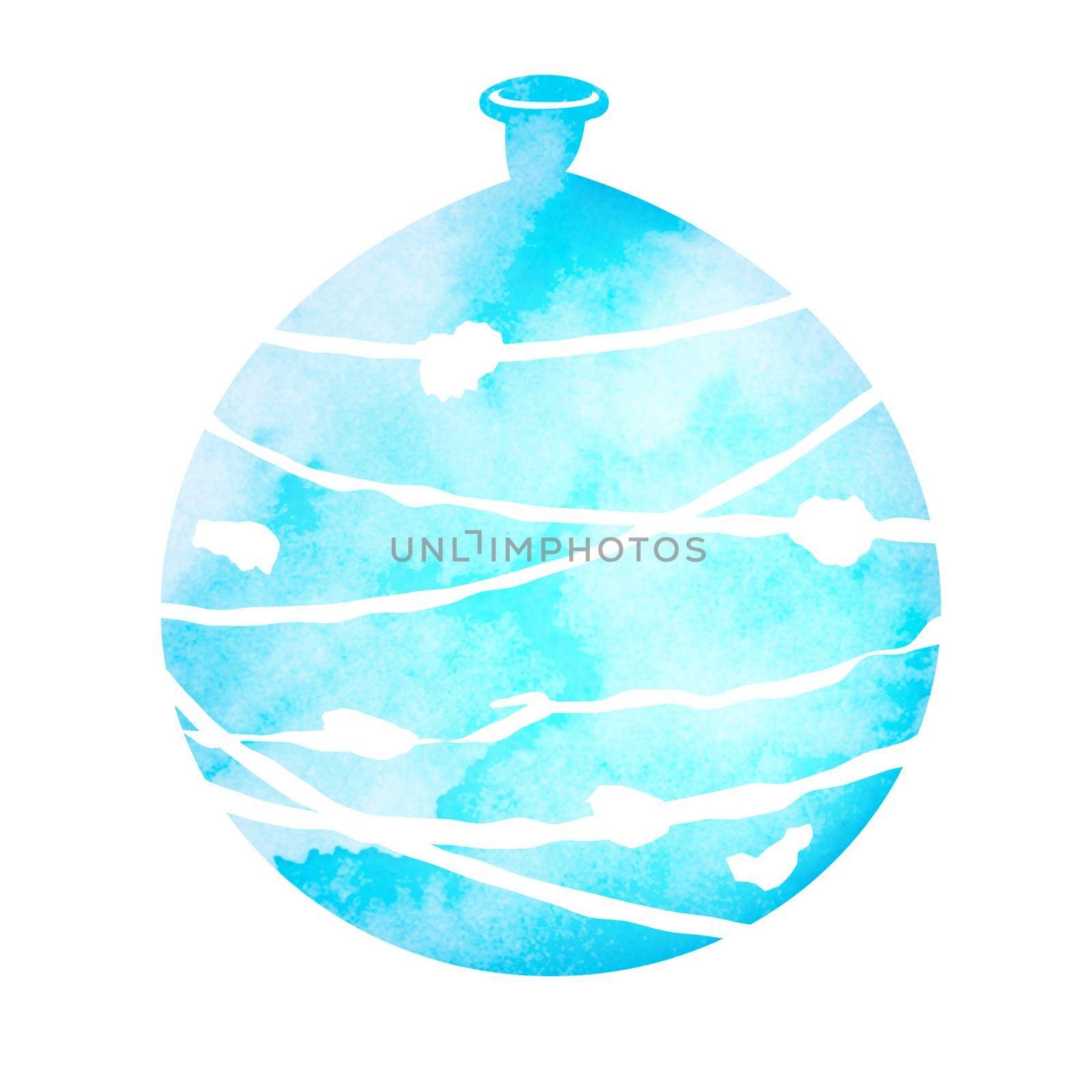 Summer motif watercolor painting illustration for summer greeting card etc. | water balloon by barks
