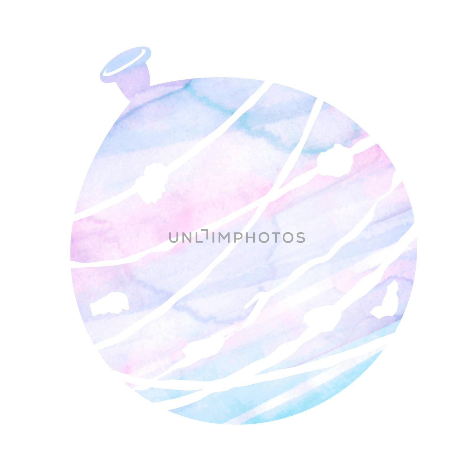 Summer motif watercolor painting illustration for summer greeting card etc. | water balloon by barks
