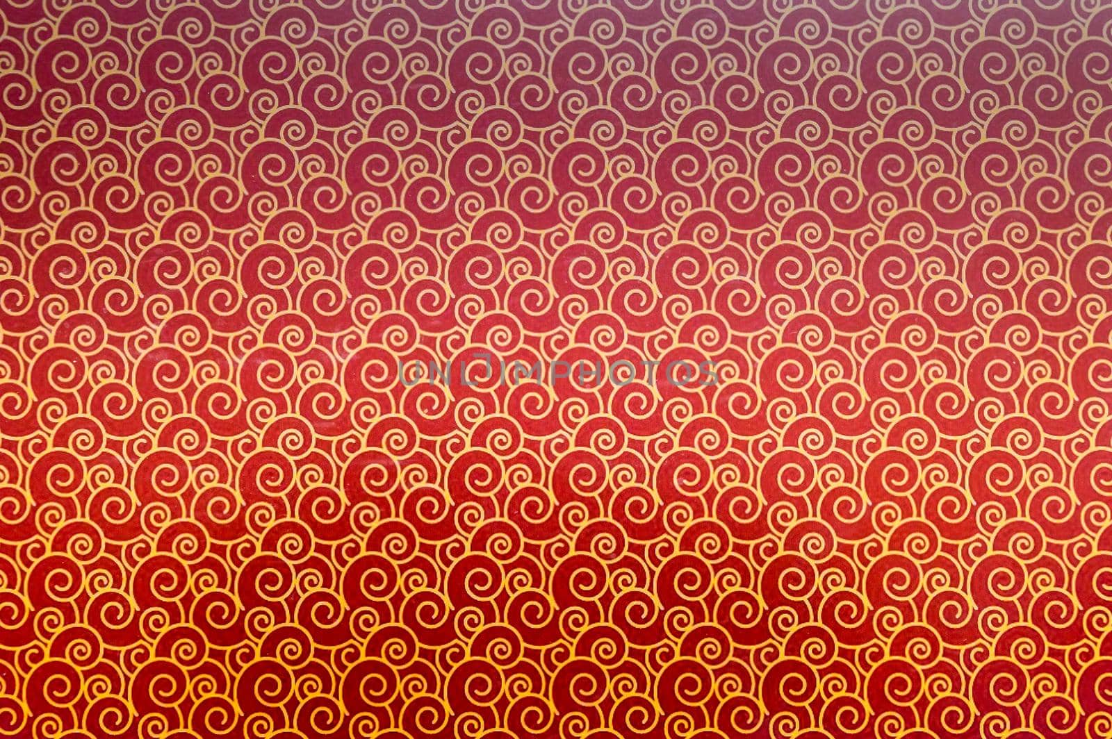 Chinese screen seamless spiral pattern Abstracts and backgrounds. Repeat vector Design on red colour swatch pattern element of sheet. Asian abstract Minimalist background.