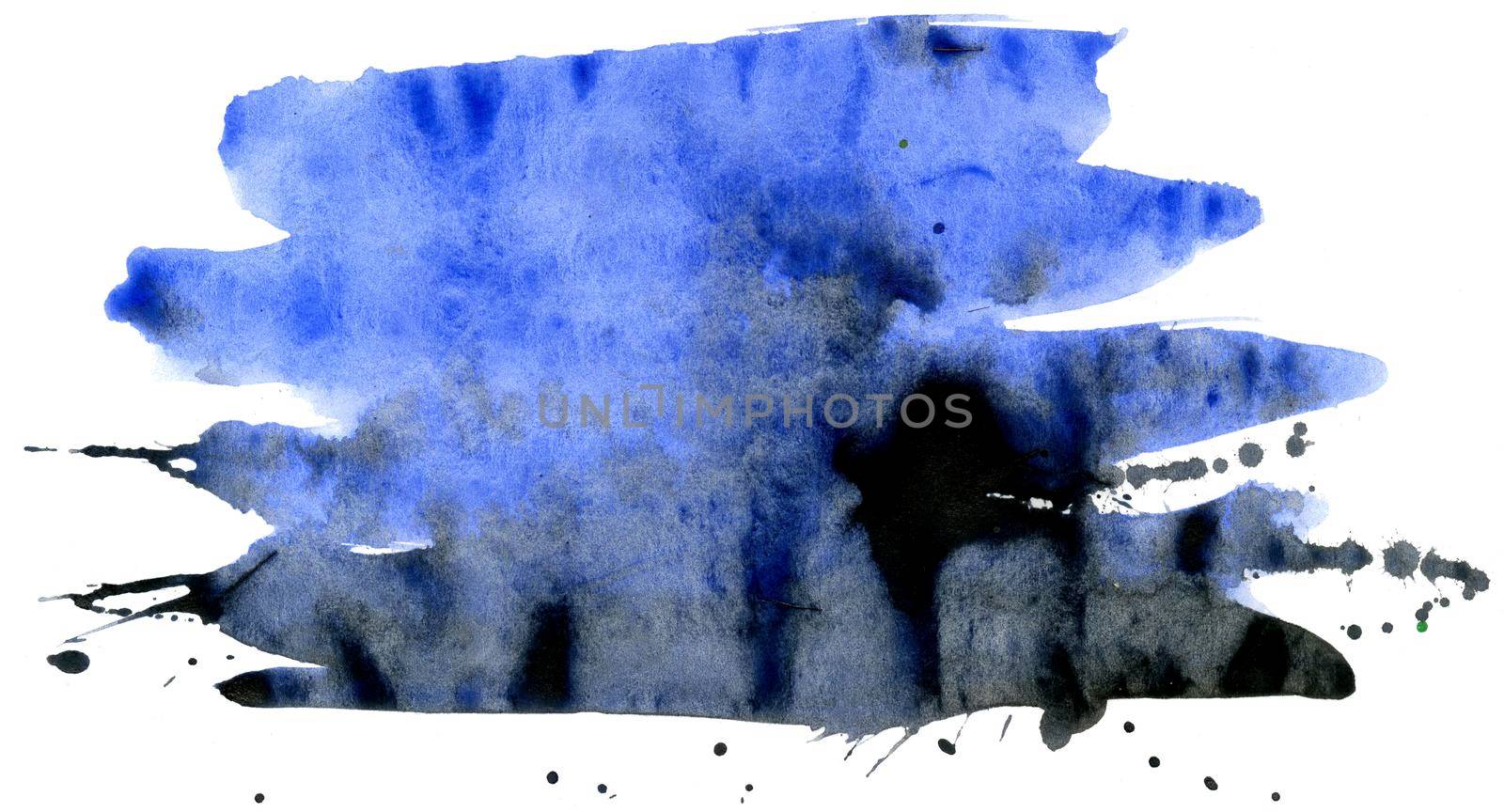 Abstract watercolor brush strokes painted background. Texture paper.