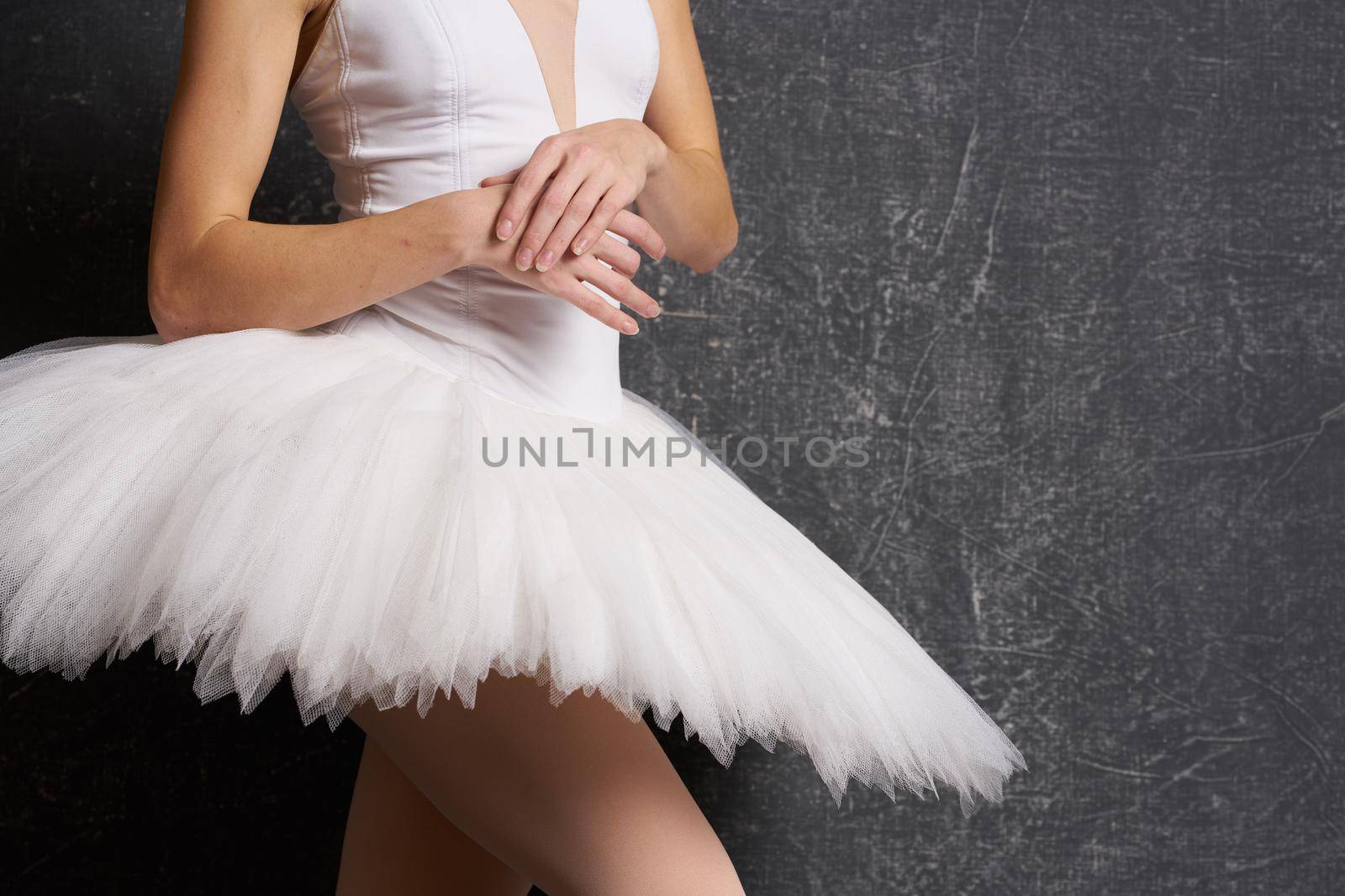 ballerina dance performance tutu the dark background by Vichizh