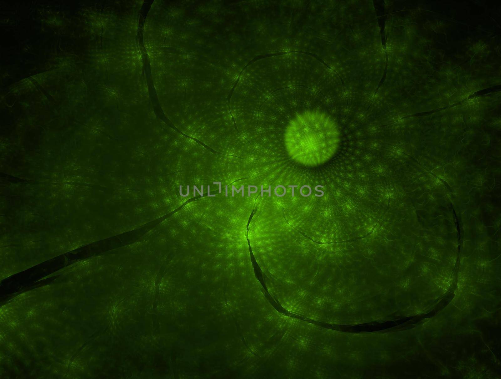 Imaginatory lush fractal texture image abstract background