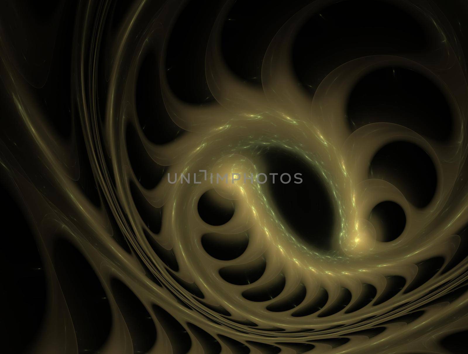 Imaginatory lush fractal texture image abstract background