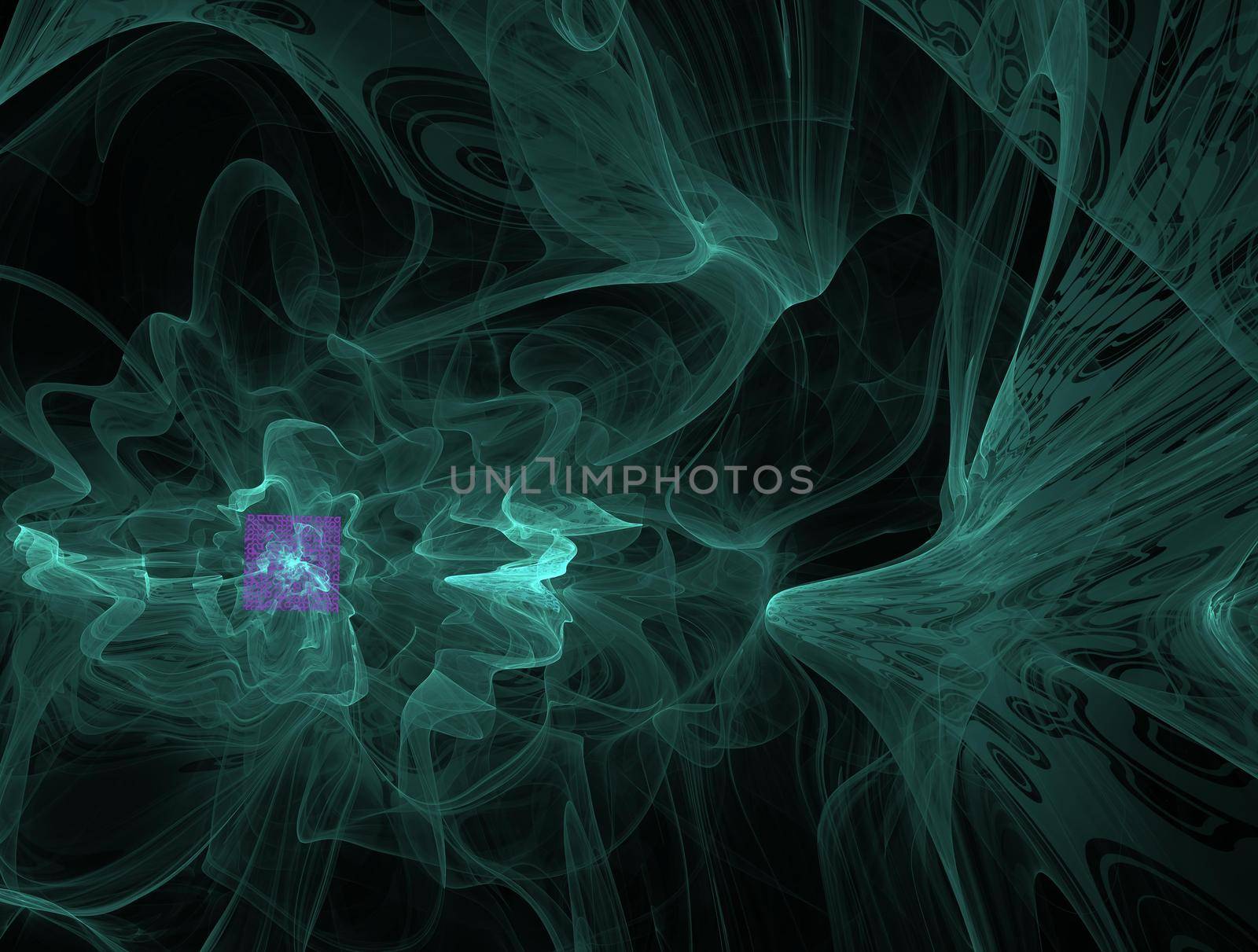 Imaginatory lush fractal texture image abstract background