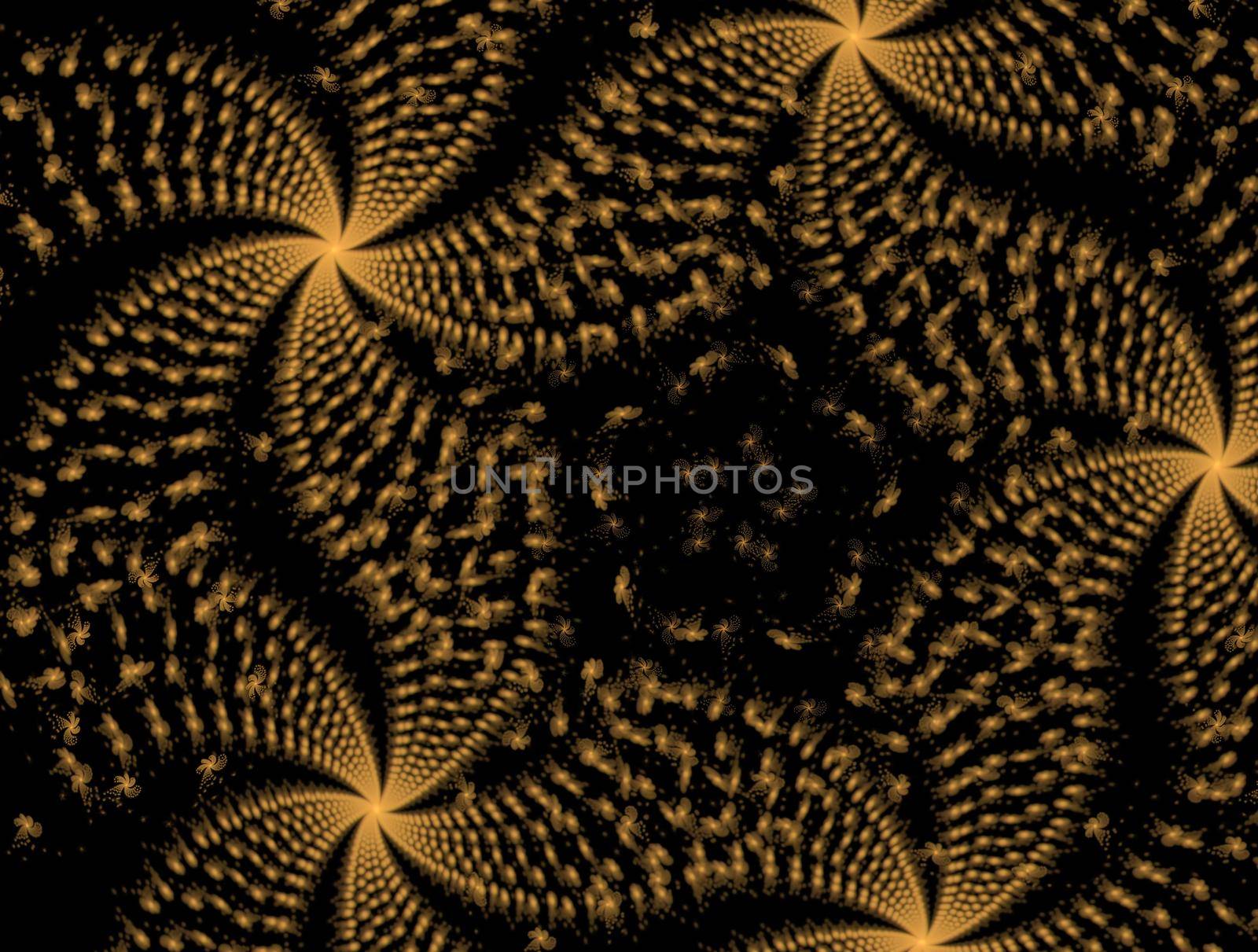 Imaginatory lush fractal texture image abstract background