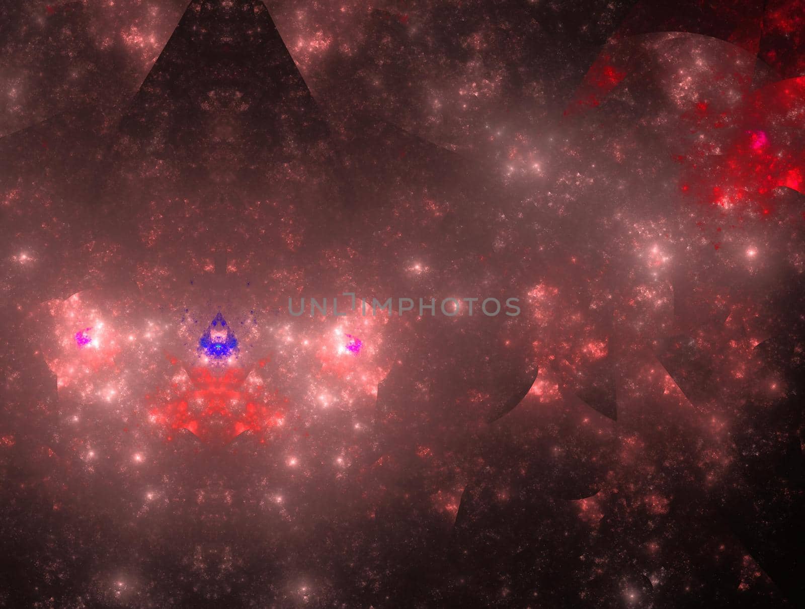 Imaginatory lush fractal texture image abstract background
