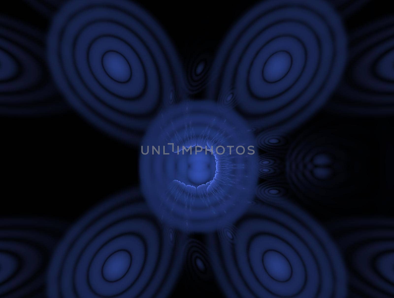 Imaginatory lush fractal texture image abstract background