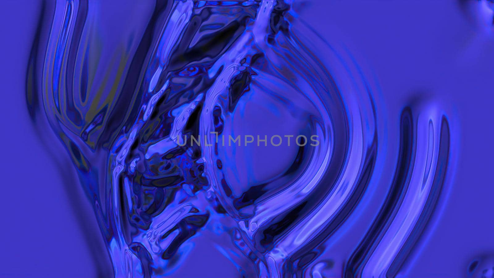 3d illustration of liquid abstract organic form by vitanovski