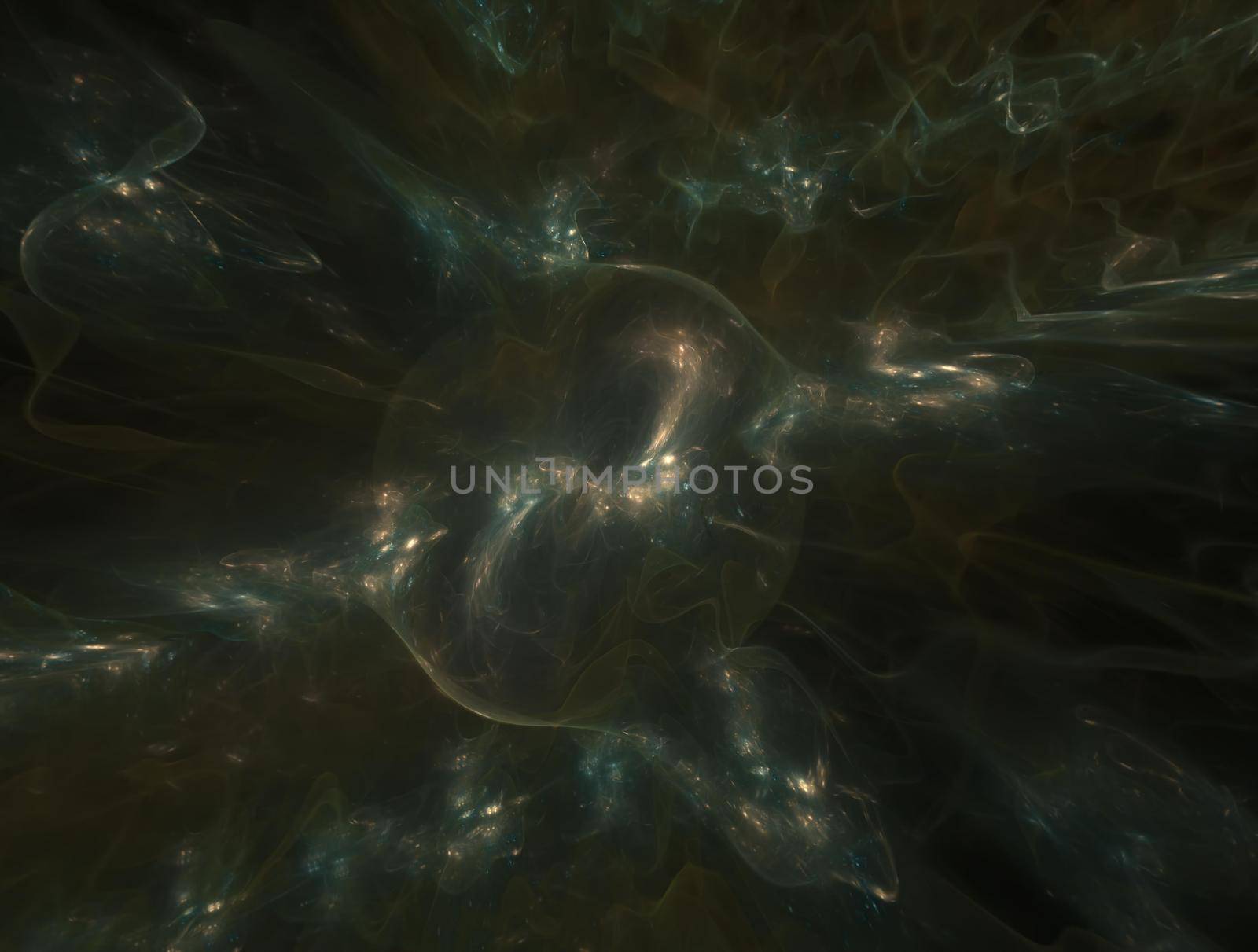 Imaginatory lush fractal texture image abstract background