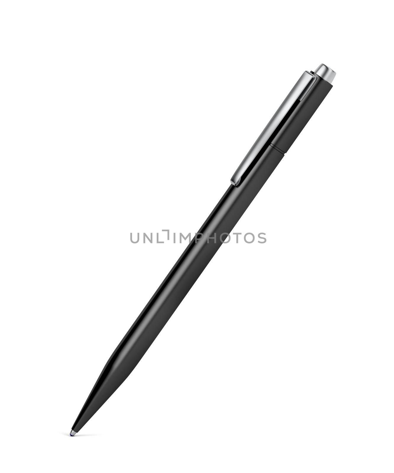 Black plastic pen by magraphics