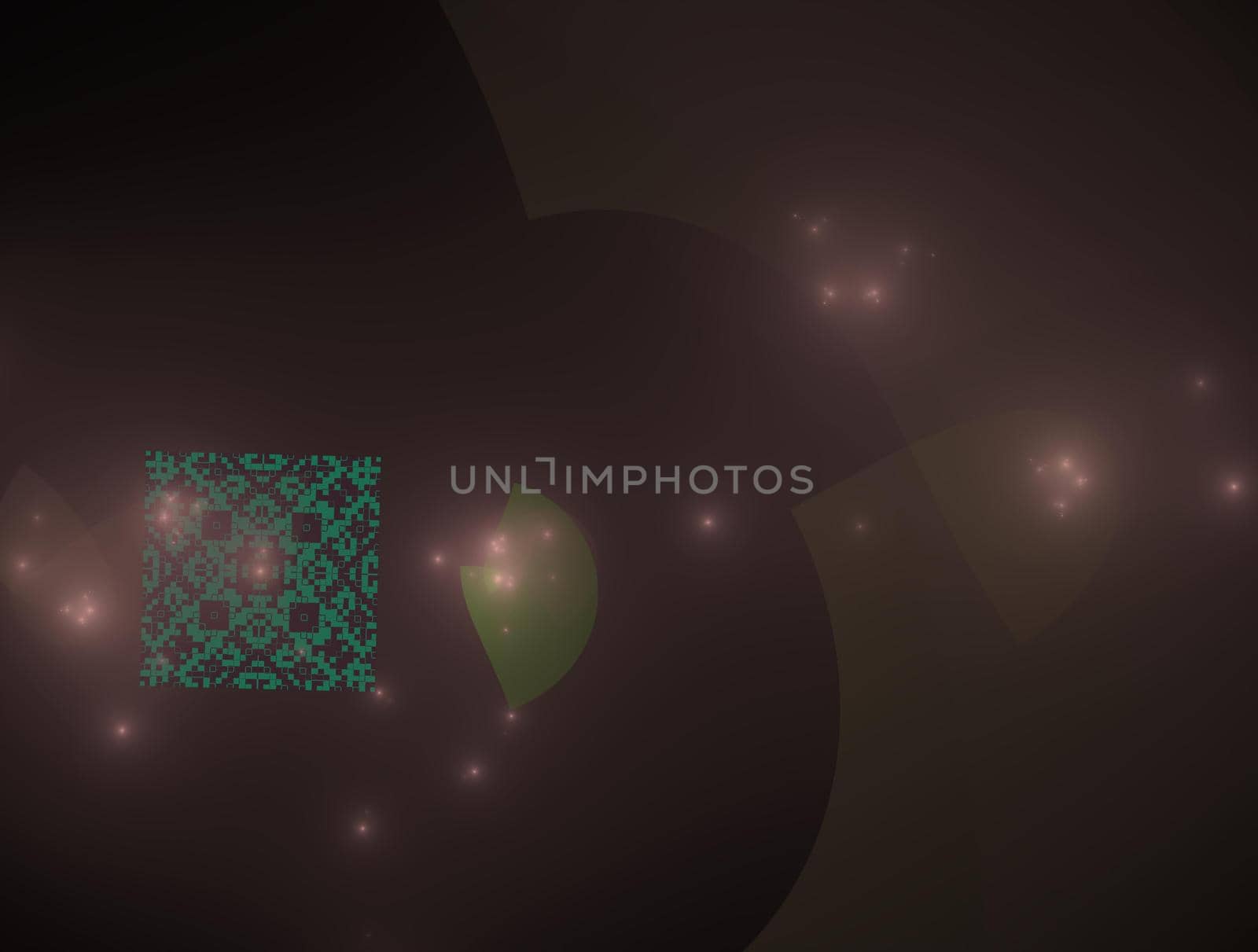 Imaginatory lush fractal texture image abstract background