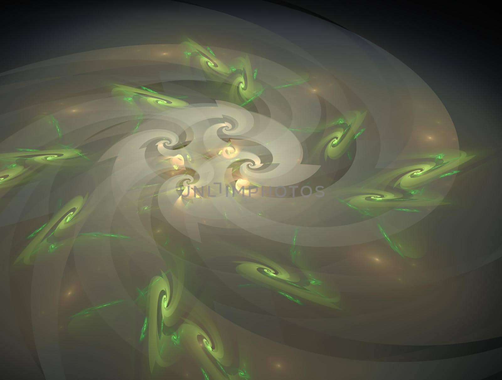 Imaginatory lush fractal texture image abstract background