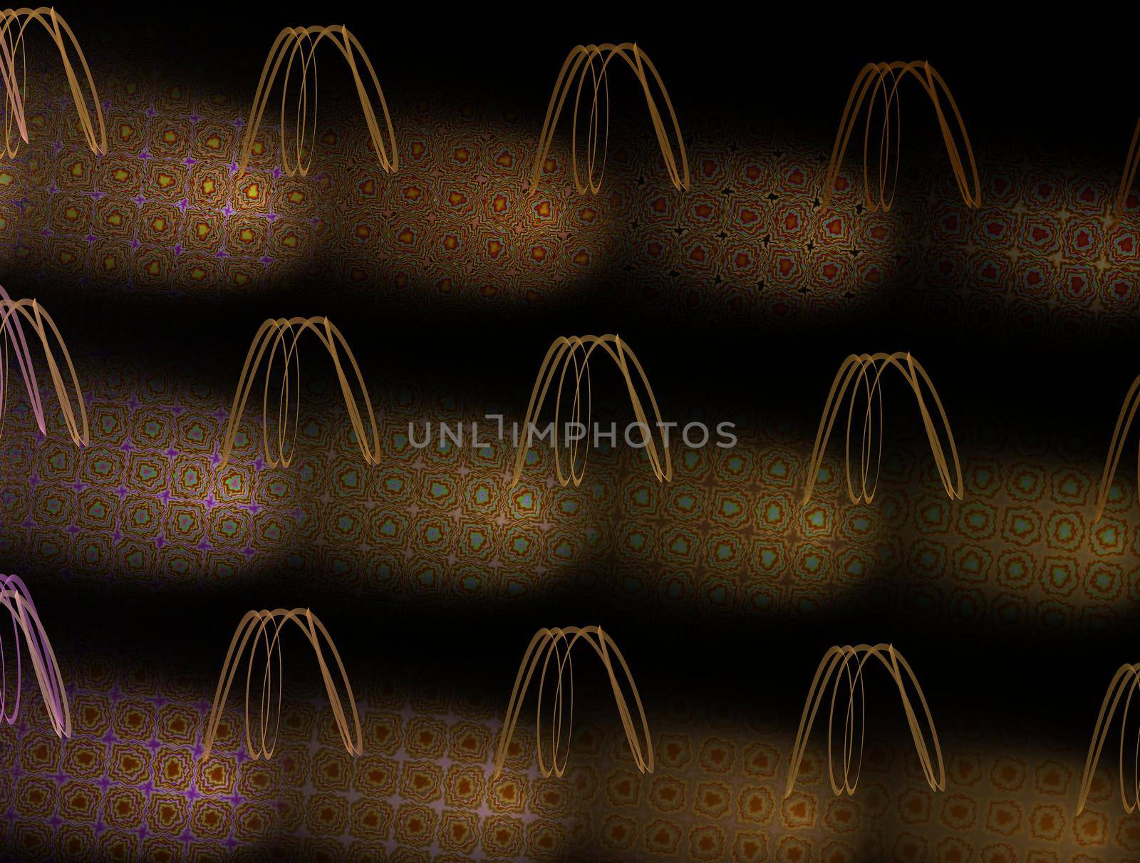 Imaginatory lush fractal texture image abstract background