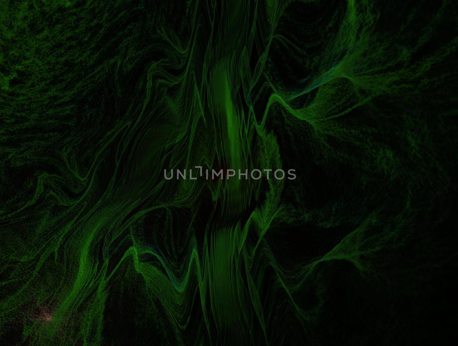 Imaginatory lush fractal texture image abstract background