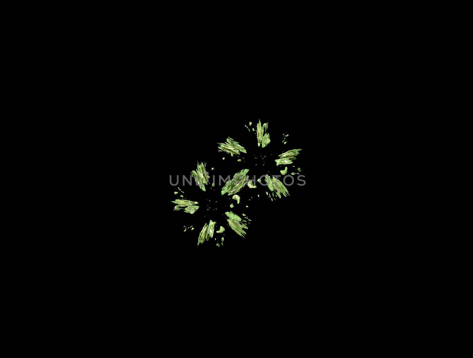 Imaginatory lush fractal texture image abstract background