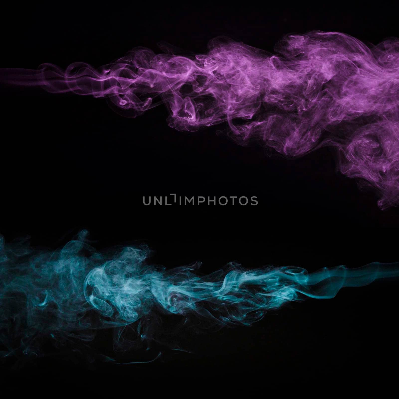 creative pink blue smoke black background. High resolution photo