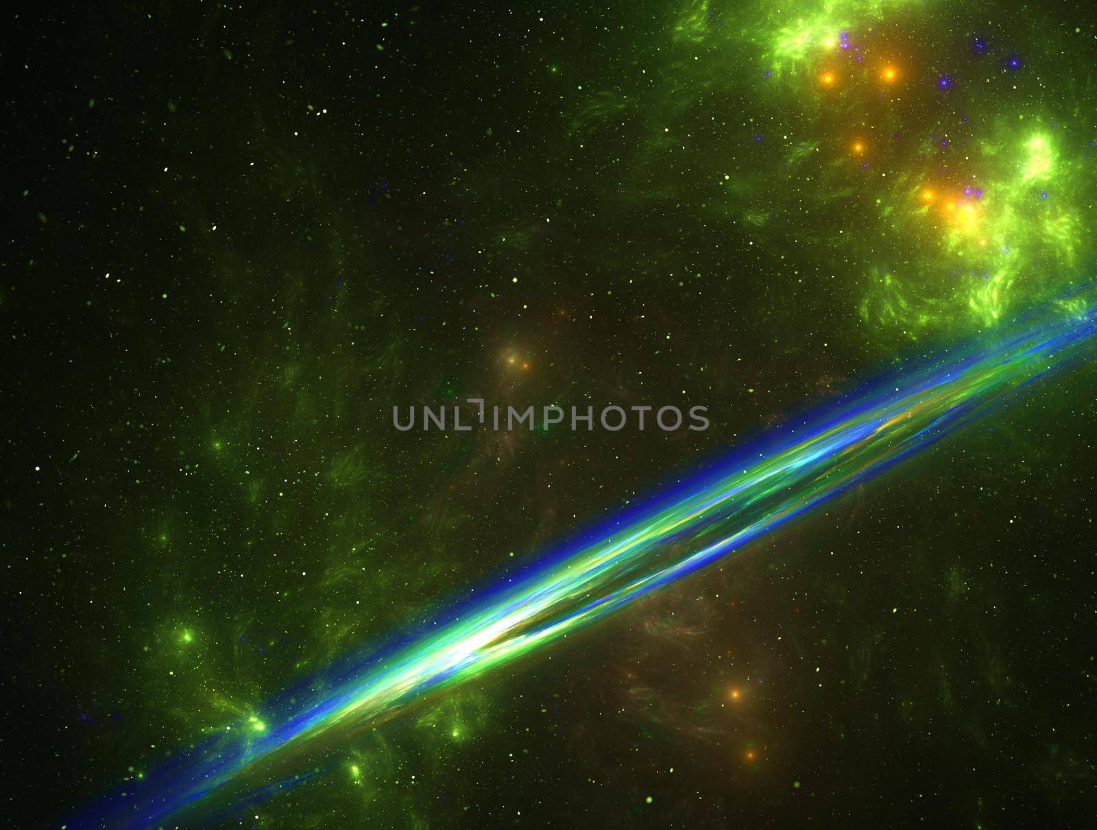 Imaginatory lush fractal texture image abstract background