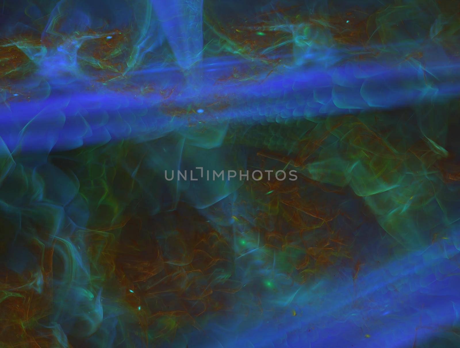Imaginatory lush fractal texture image abstract background
