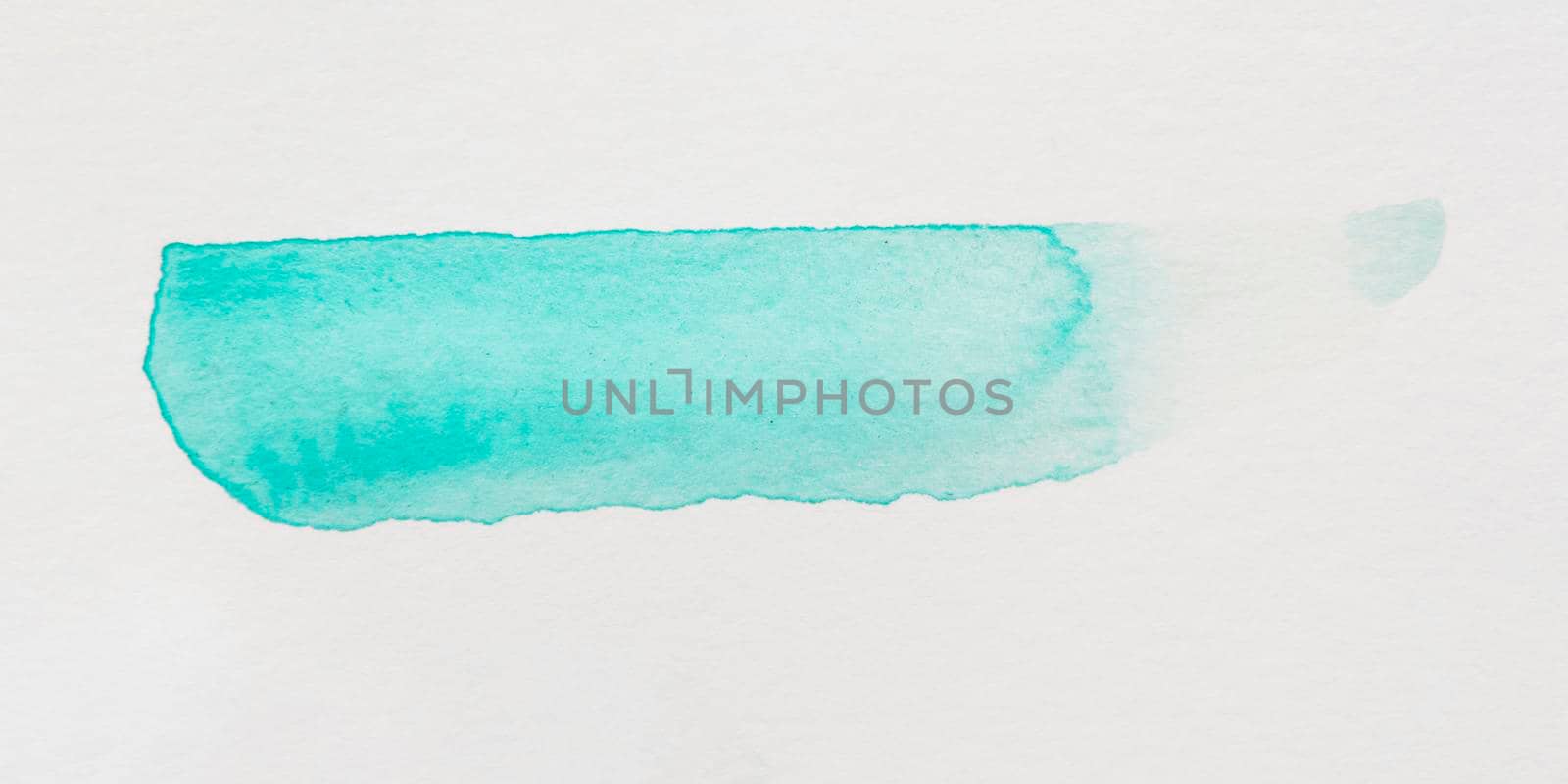 turquoise brush stroke white background. High quality photo by Zahard