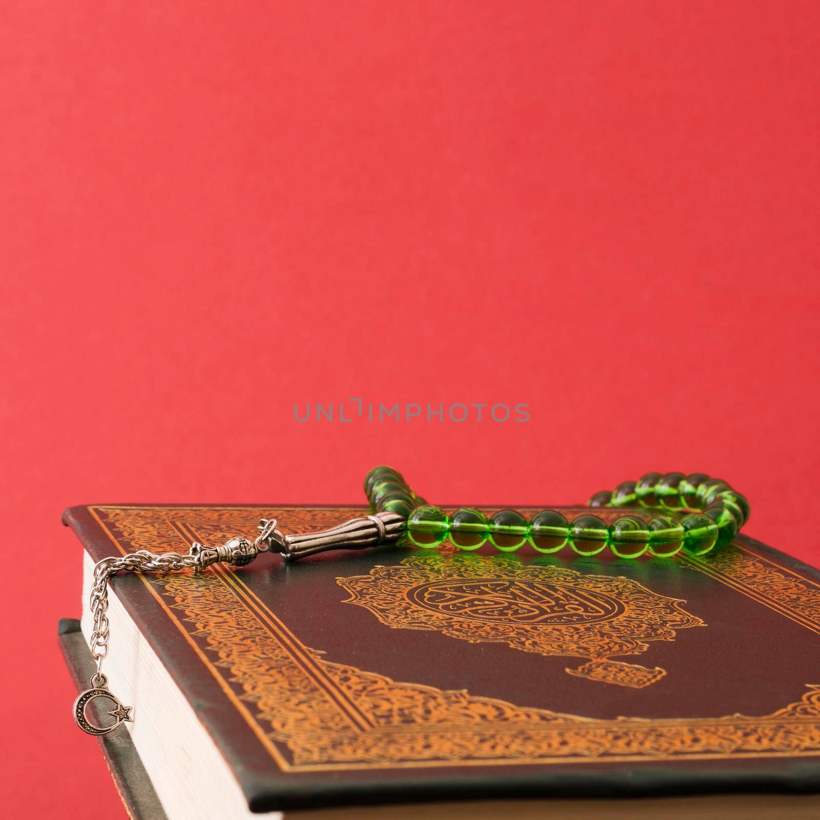 green prayer beads quran. High quality photo by Zahard