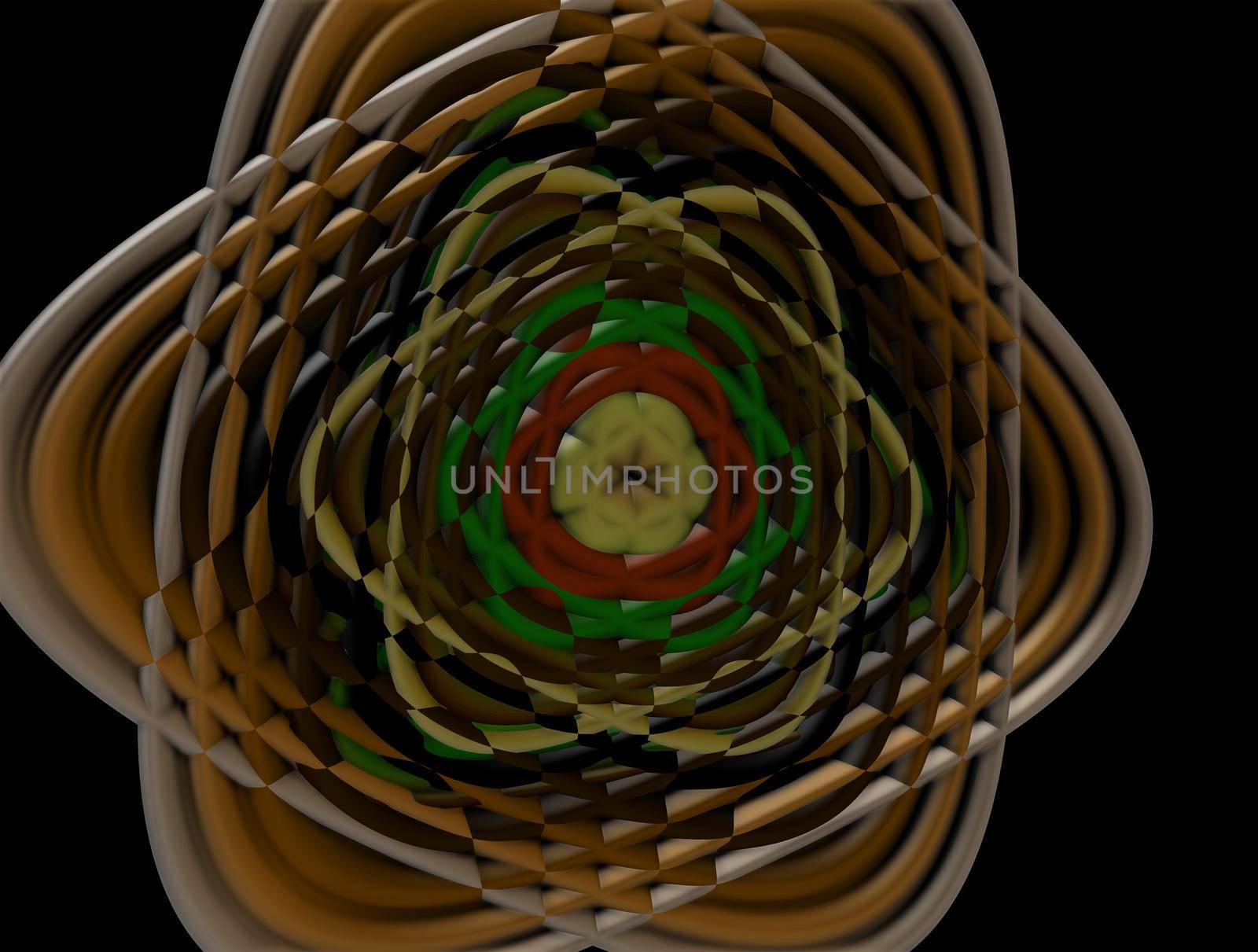 Imaginatory lush fractal texture image abstract background